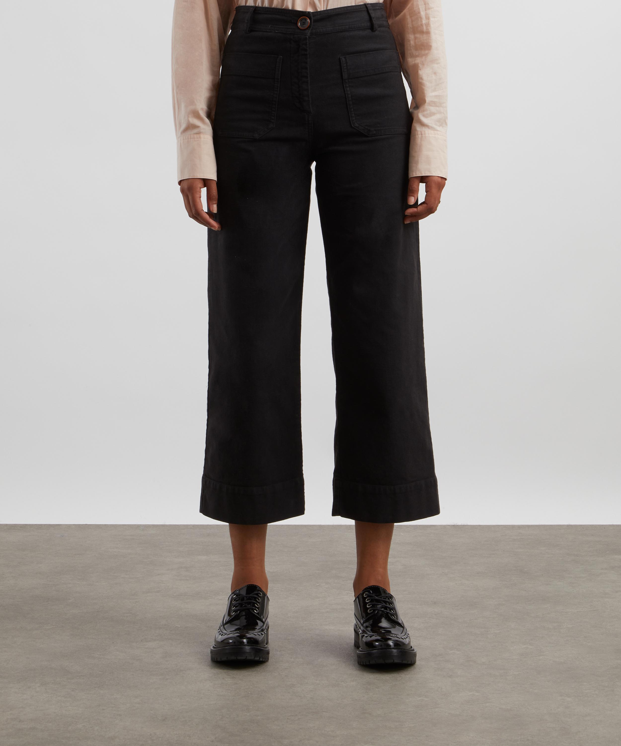 Sessùn - Hudpeach Wide Leg Cropped Trousers image number 2