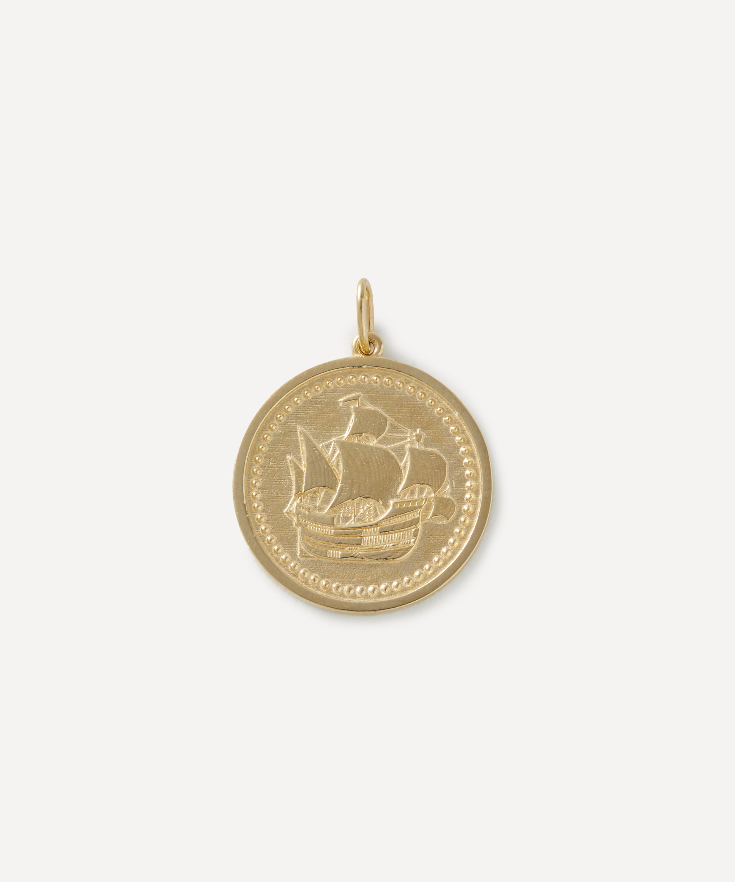 Liberty - 9ct Gold Libertas Ship Pendant