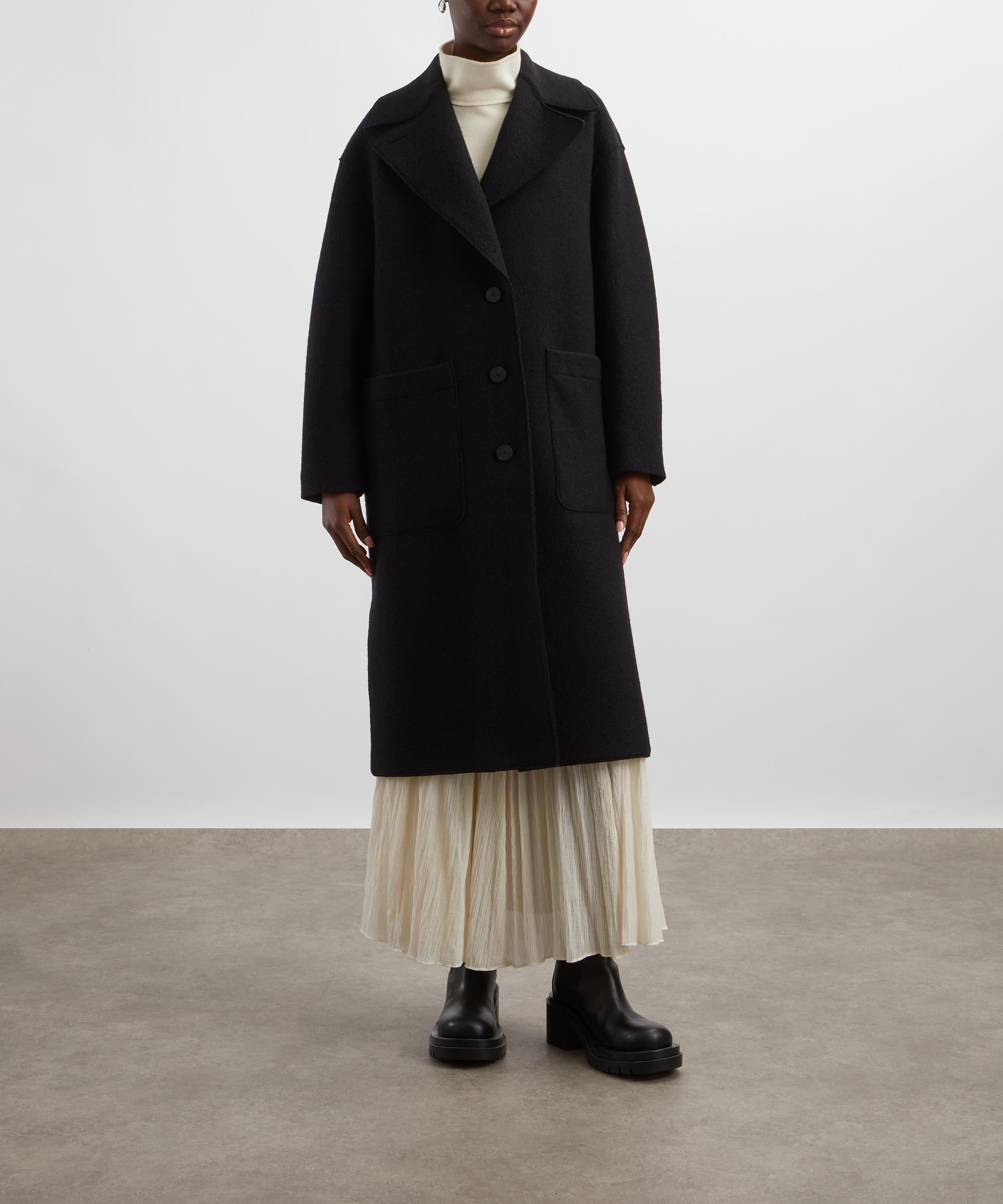 Harris Wharf London - Great Boiled-Wool Oversized Coat image number 2