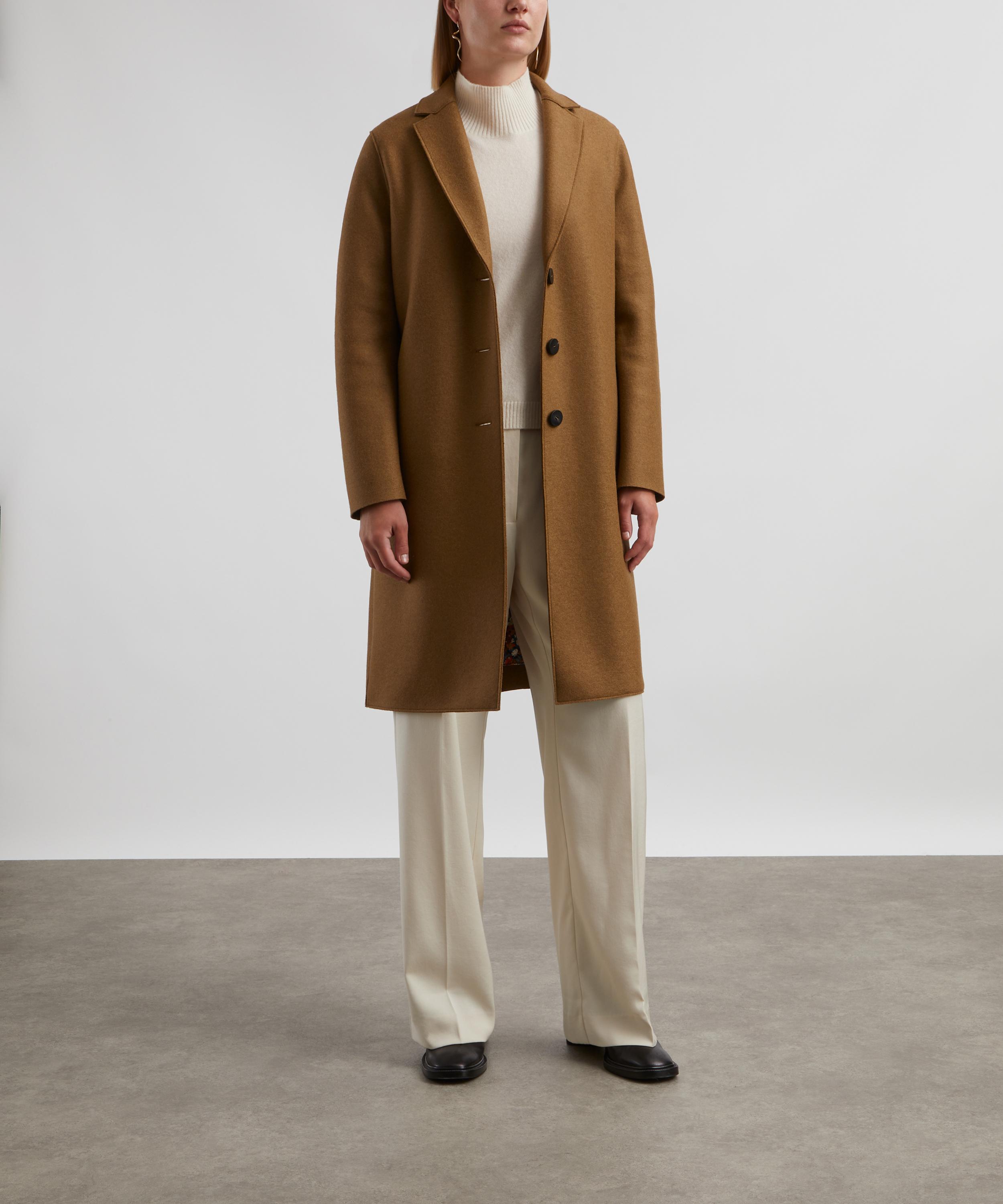 Harris Wharf London - Pressed Wool Overcoat image number 1