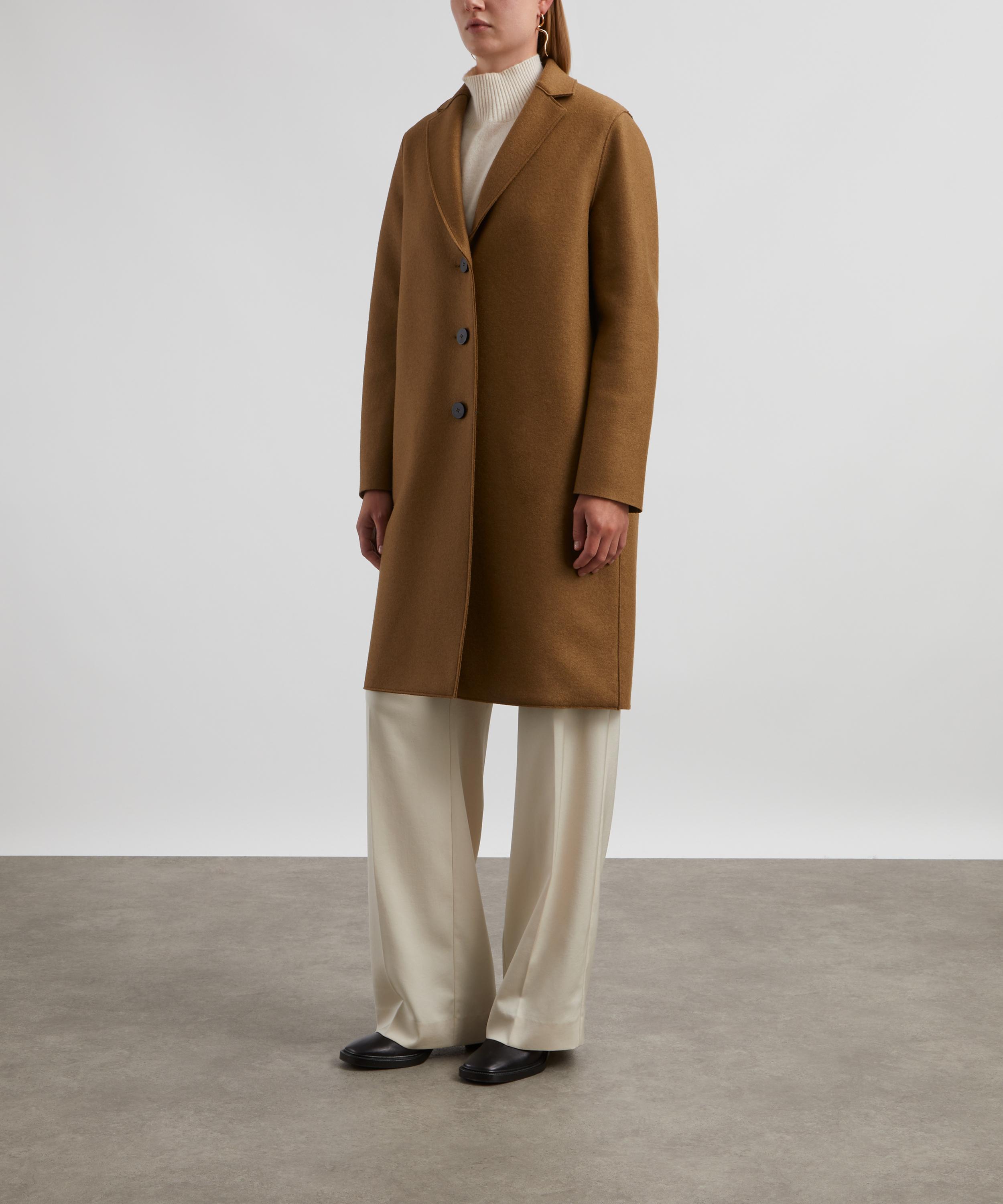 Harris Wharf London - Pressed Wool Overcoat image number 2