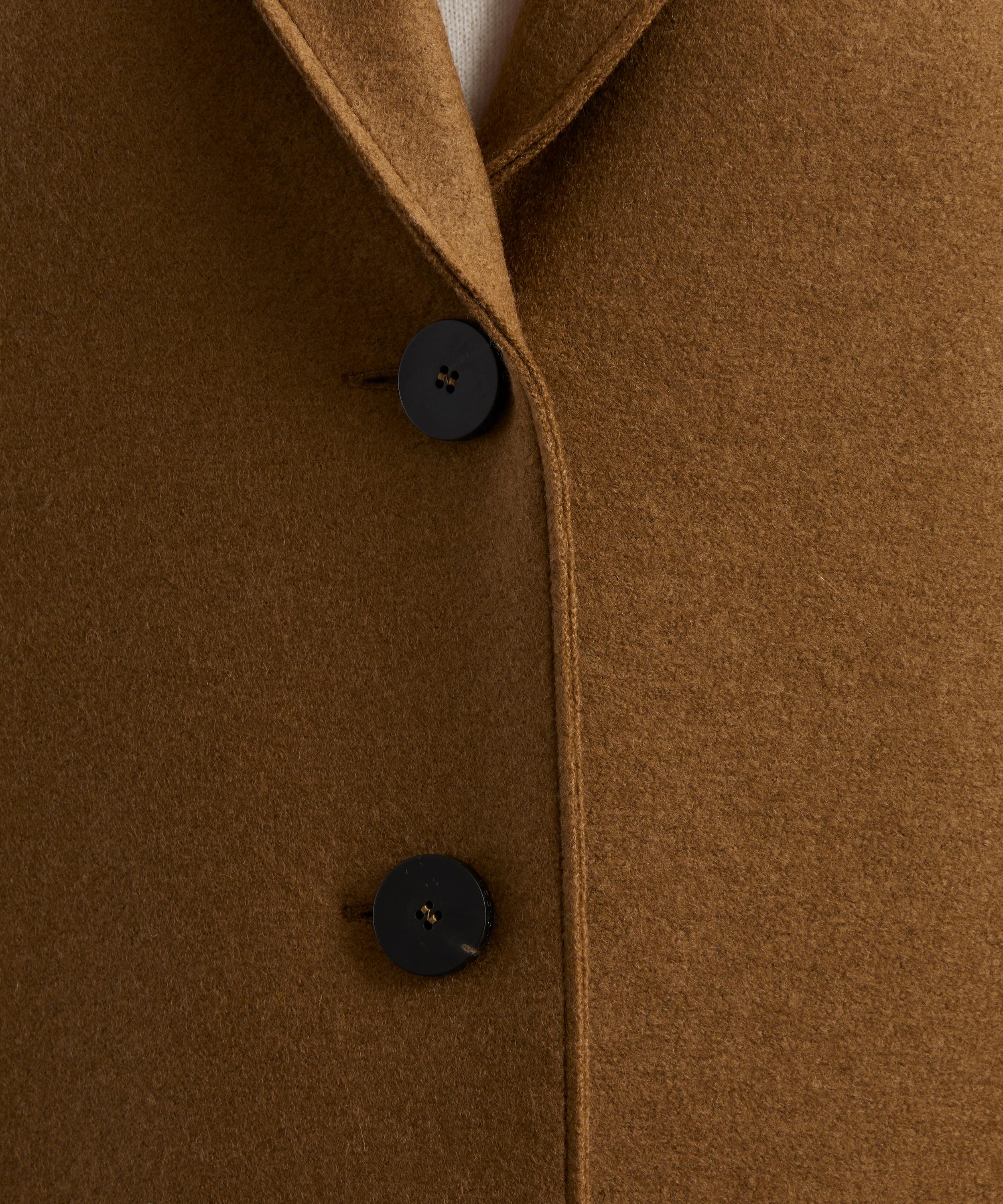 Harris Wharf London - Pressed Wool Overcoat image number 4