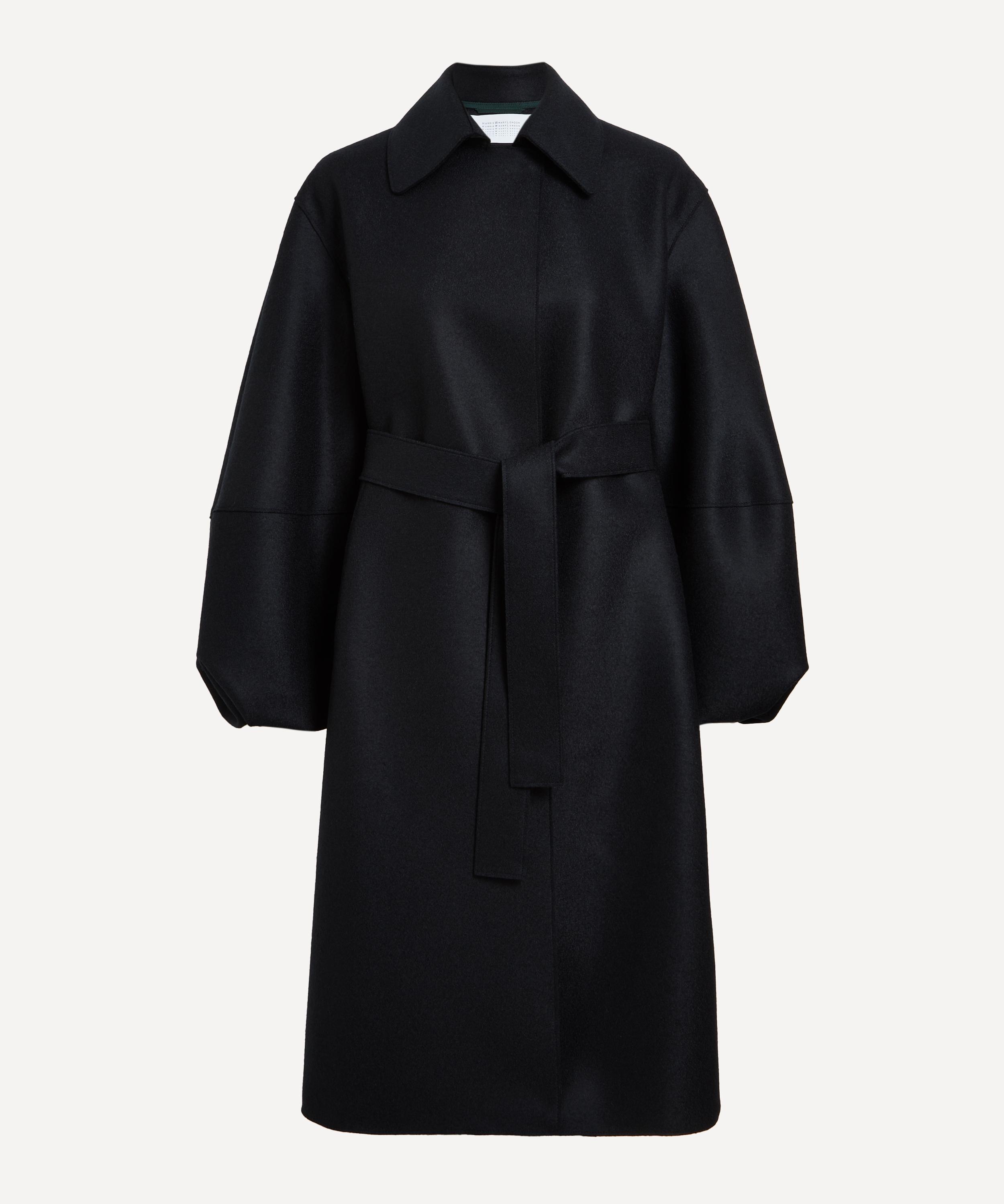 Harris Wharf London Long Puff Sleeve Coat | Liberty