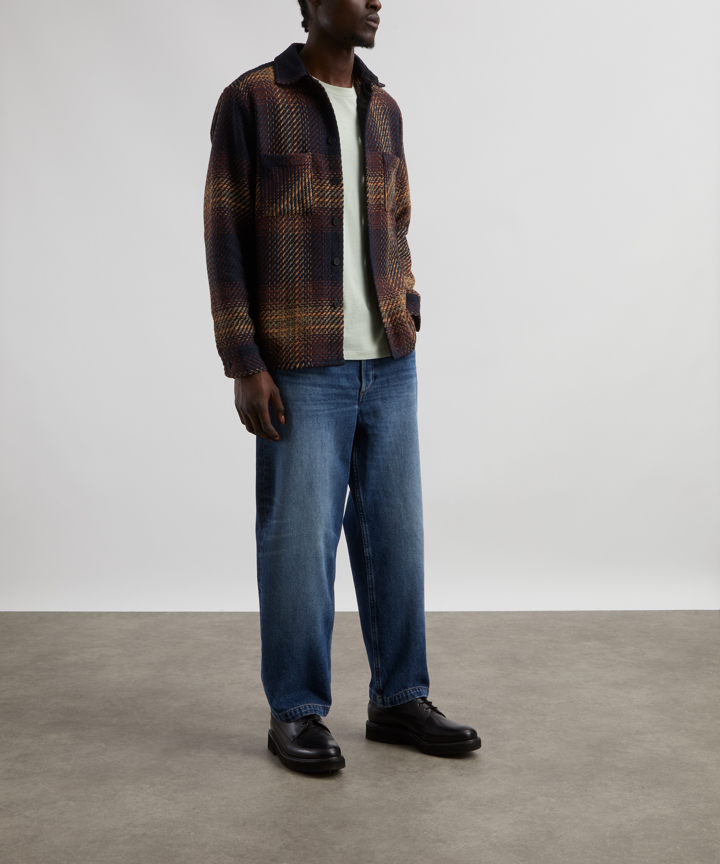 Wax London - Whiting Checked Overshirt image number 1