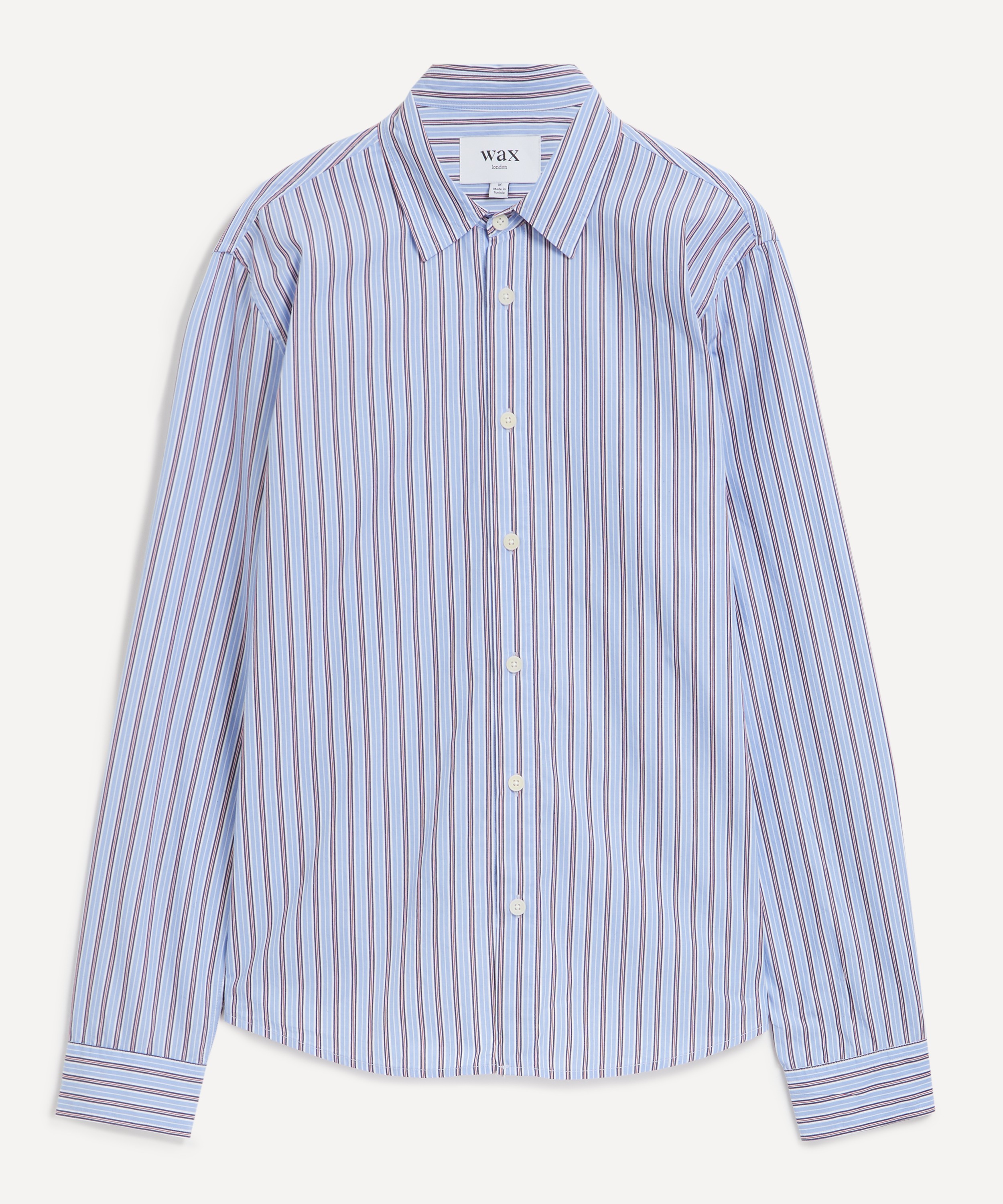 Wax London - Trin Blue Striped Cotton Shirt