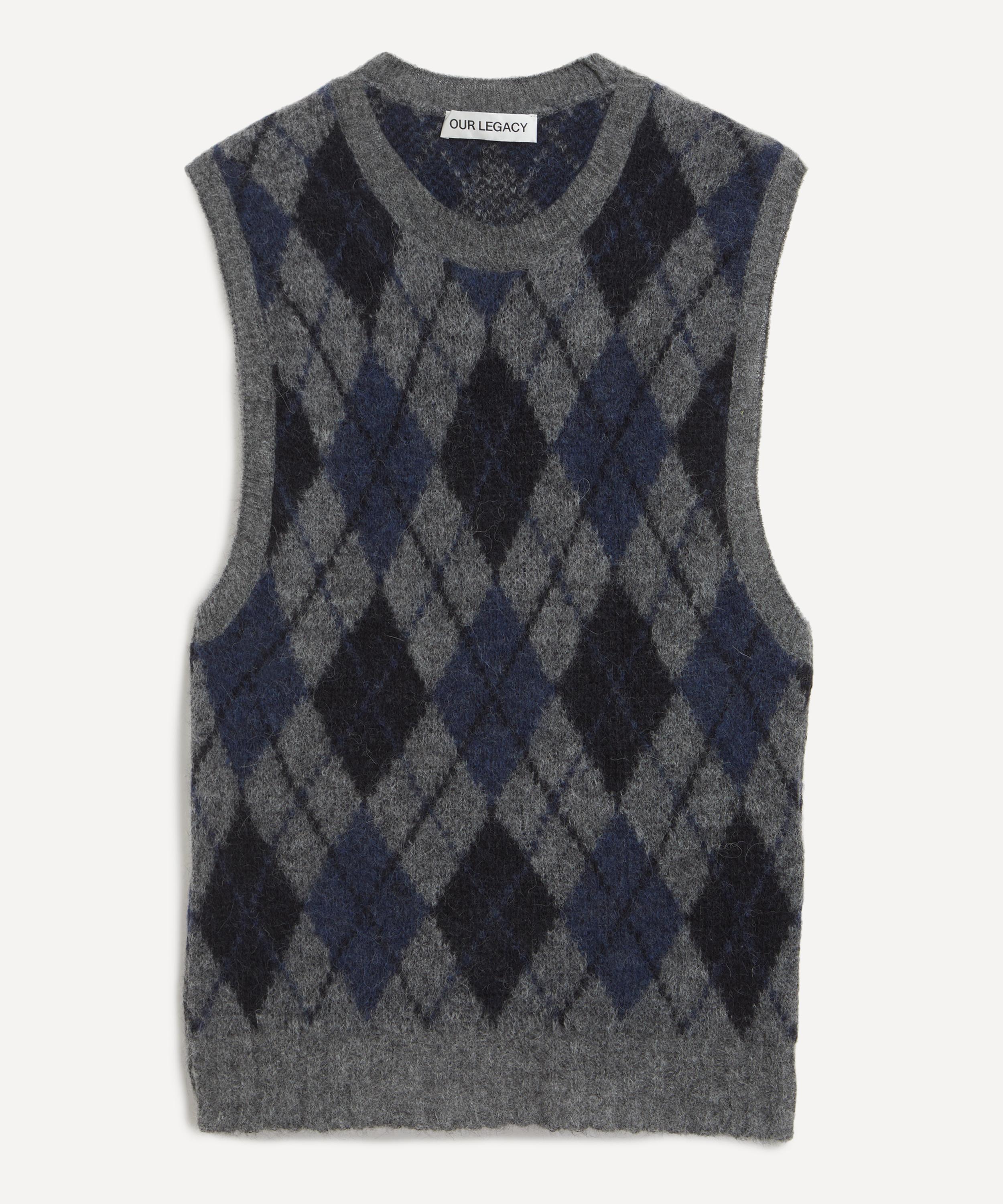 Our Legacy Soft Duke Argyle Formal Vest | Liberty