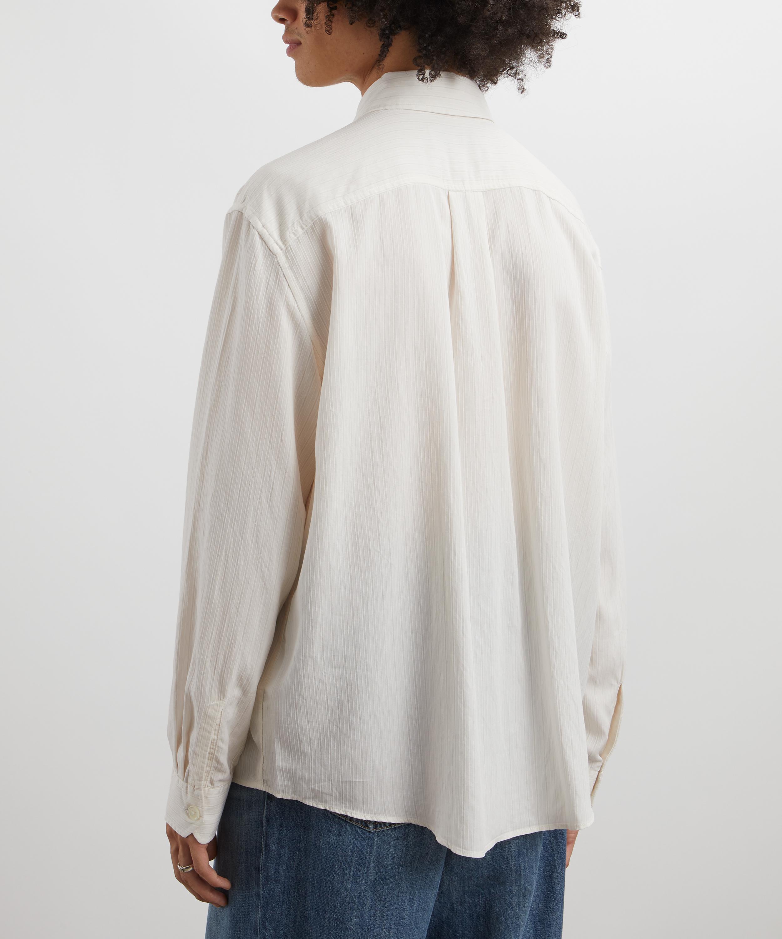 Beyond Shirt in Cream Stripe Viscose