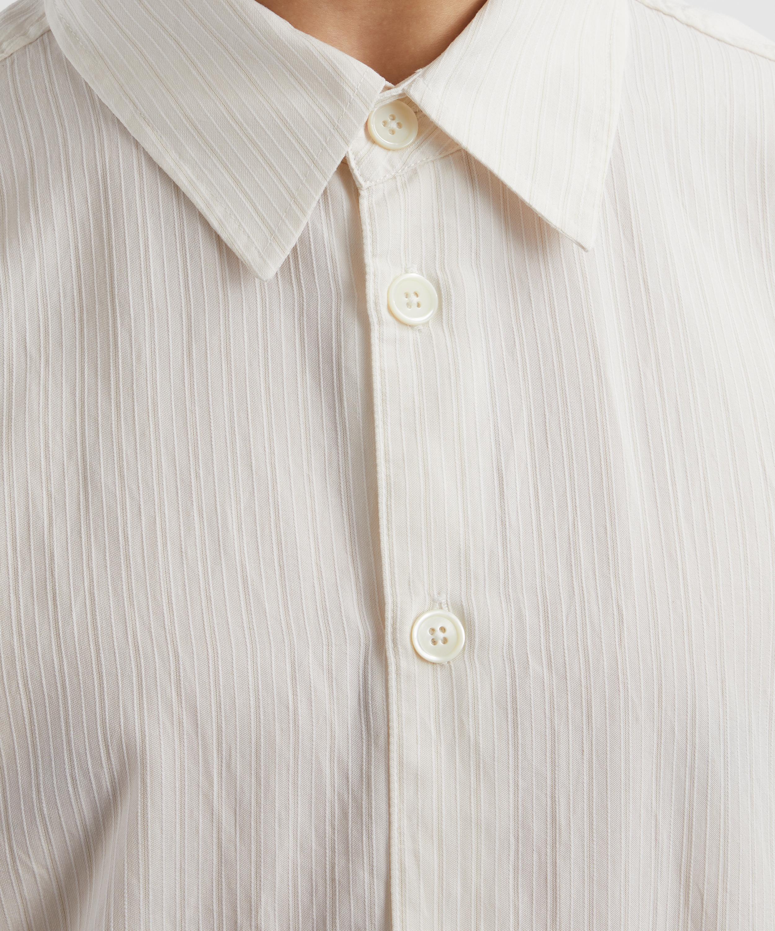 Our Legacy - Beyond Cream Stripe Shirt image number 4