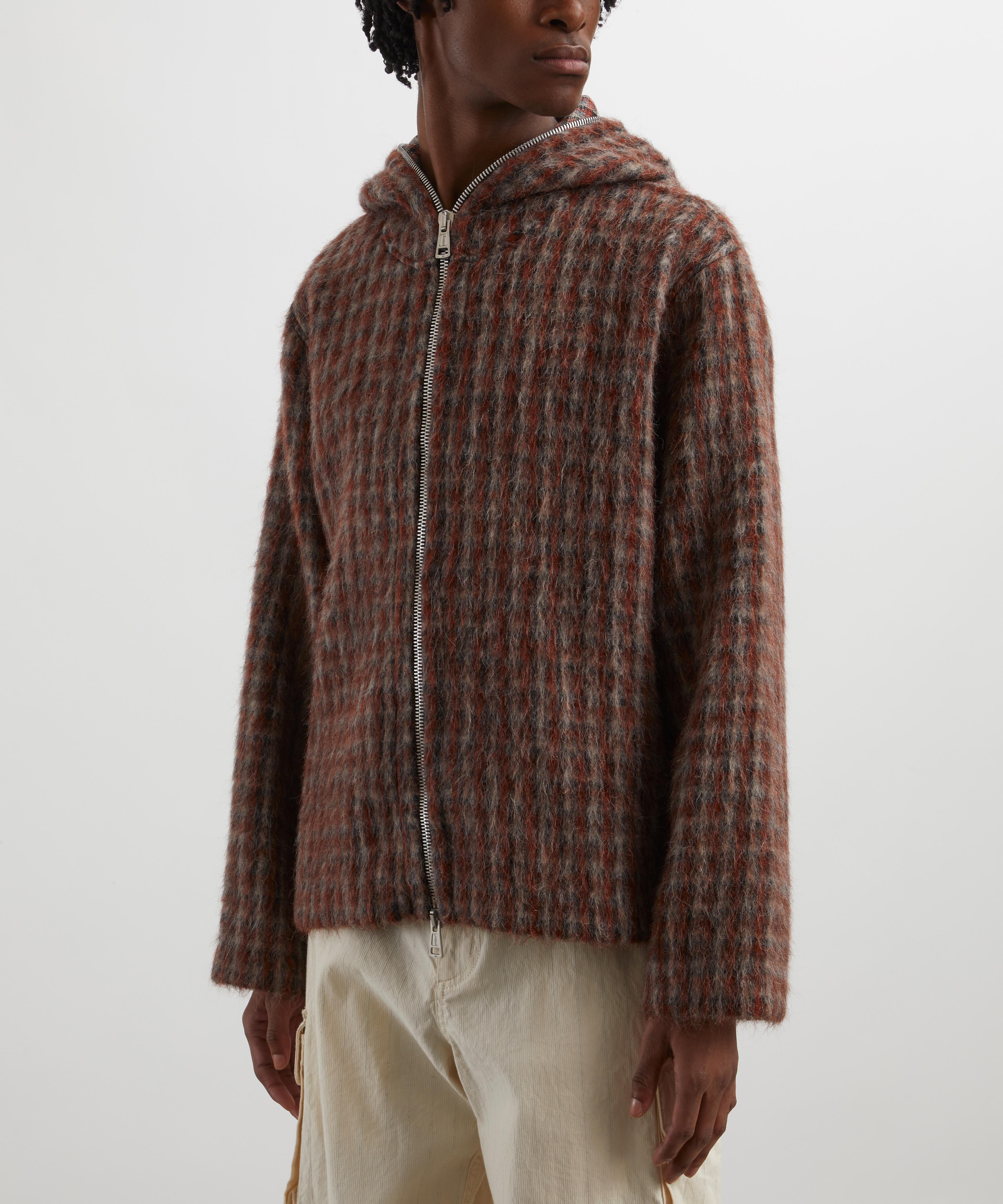 Our Legacy - Check Wool-Blend Hoodie image number 2