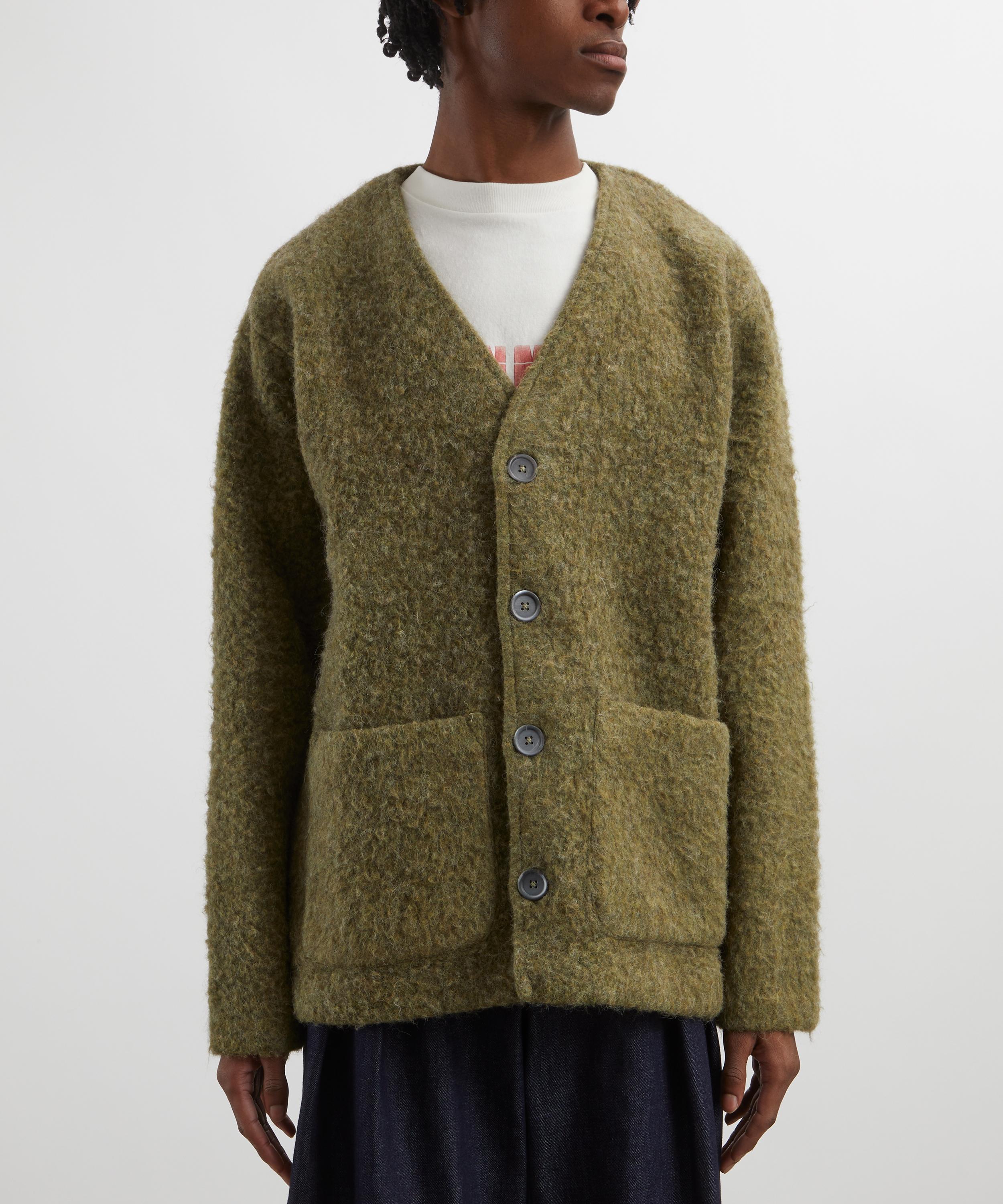 Our Legacy - Hairy V-Neck Knit Cardigan image number 2