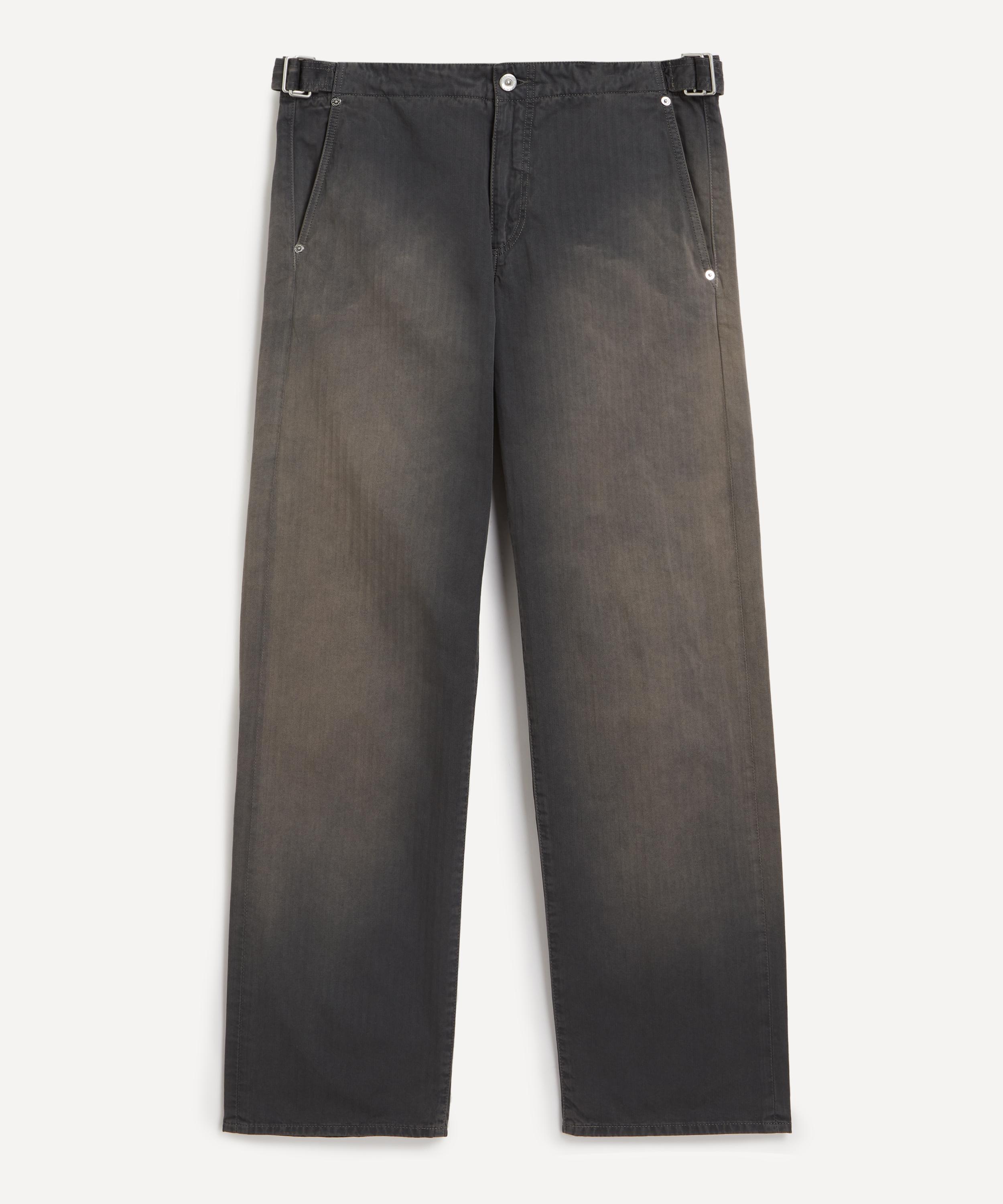 Our Legacy - Trucker Trouser in French Sun Faded Herringbone image number 0