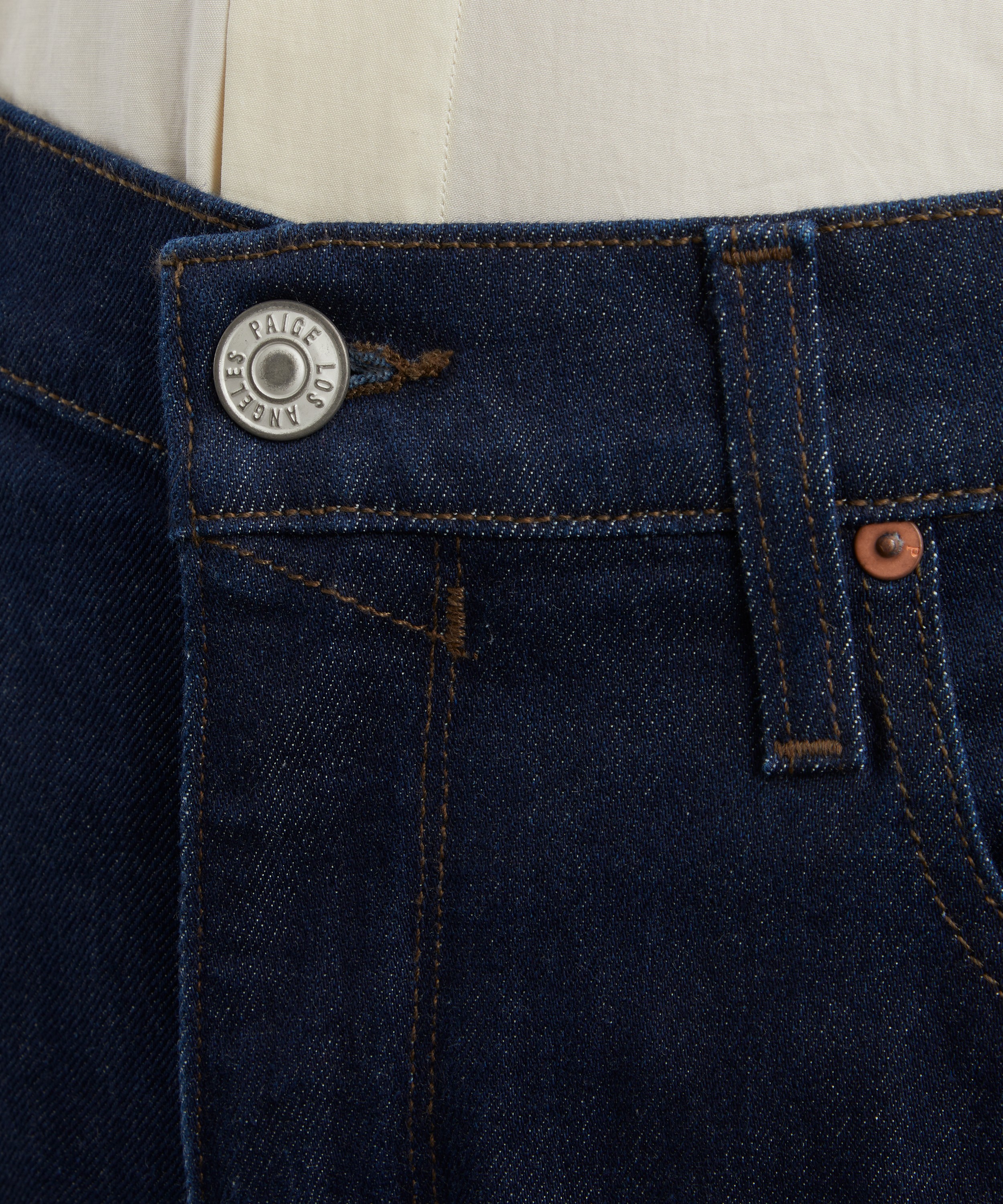 Paige - PAIGE Heritage Wilcox Tapered Jeans in Barela image number 4