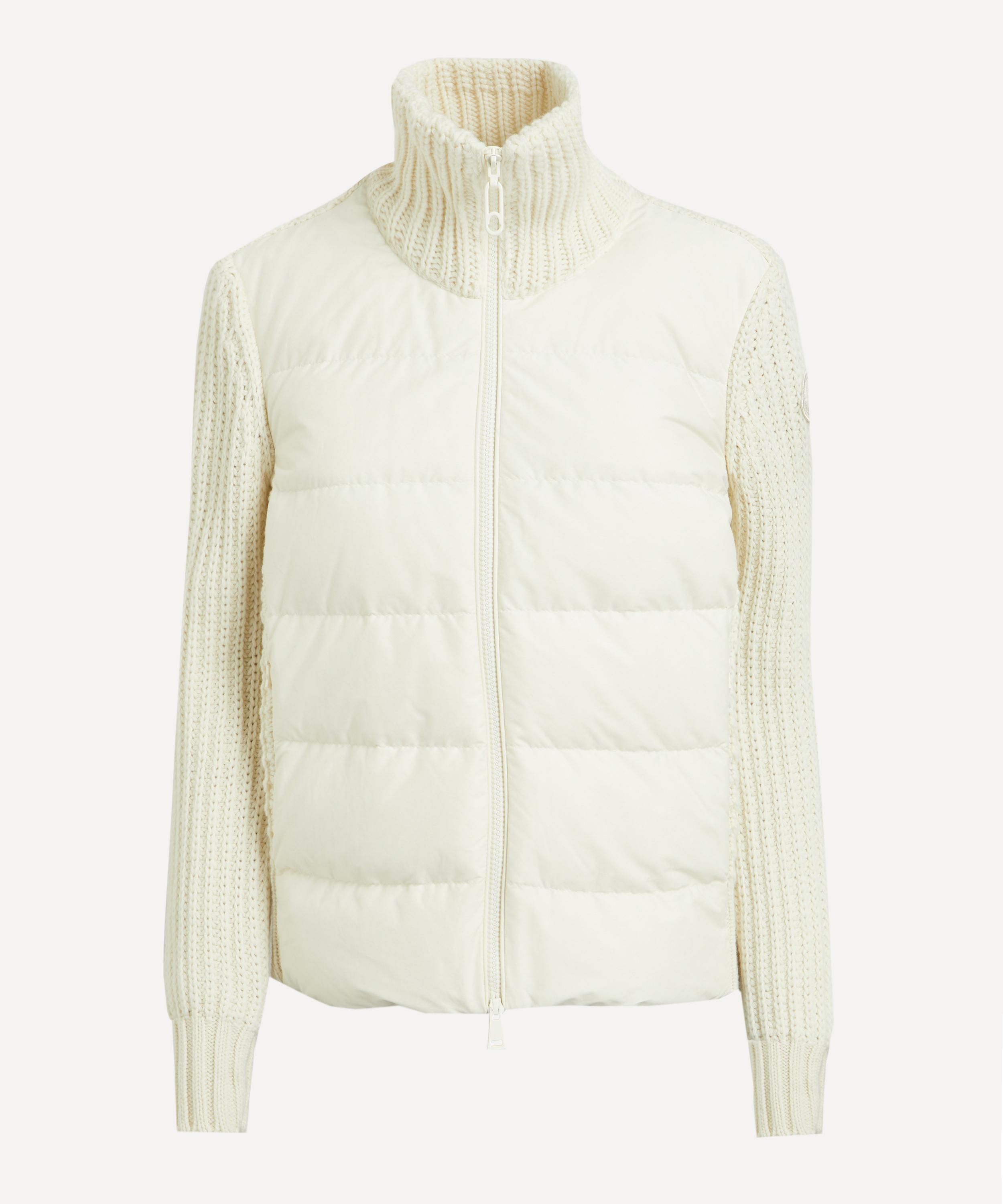 Moncler - Padded Wool and Cashmere Zip-Up Cardigan image number 0