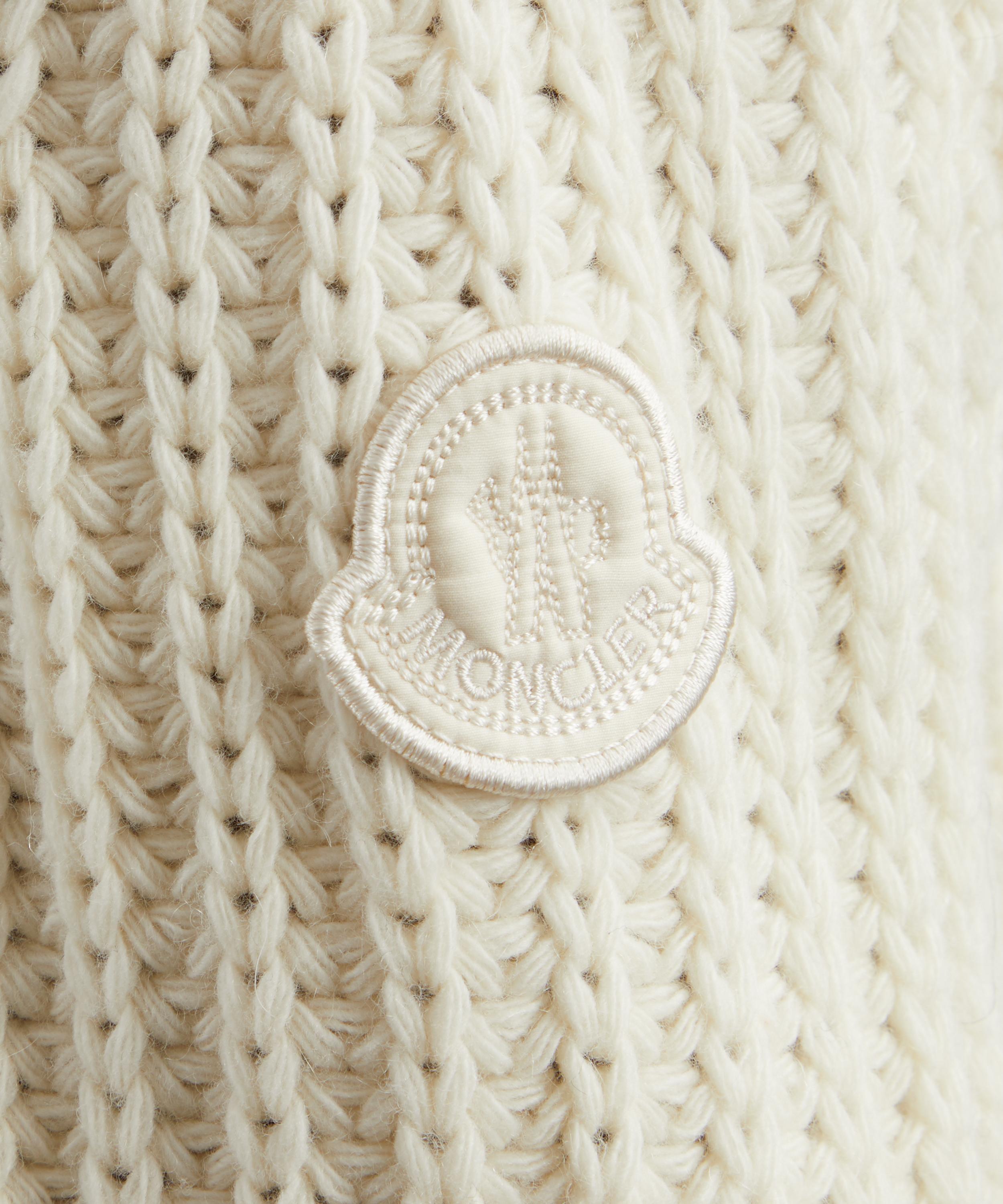 Moncler - Padded Wool and Cashmere Zip-Up Cardigan image number 4