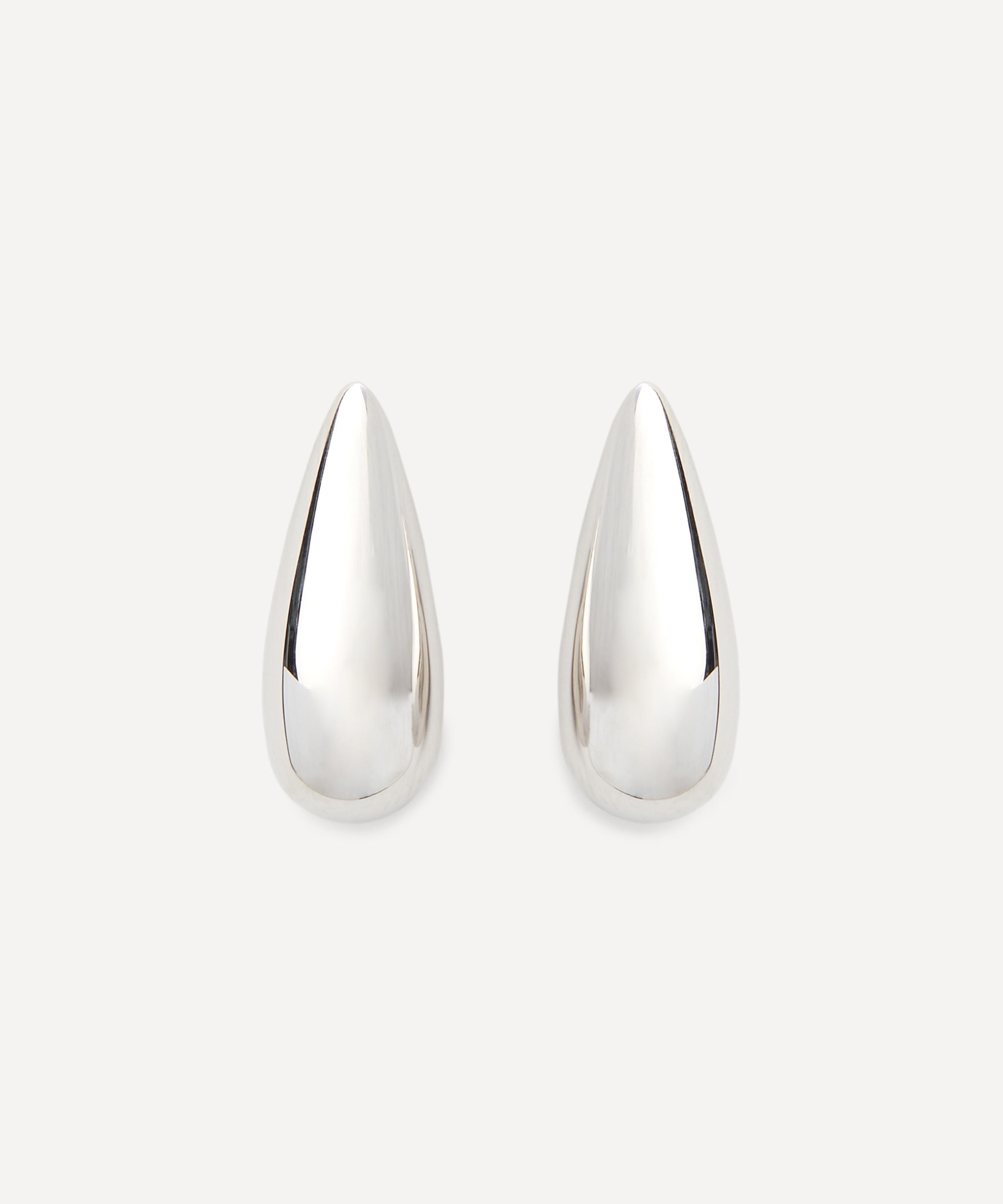 PDPAOLA - Sterling Silver Large Sugar Drop Earrings image number 0