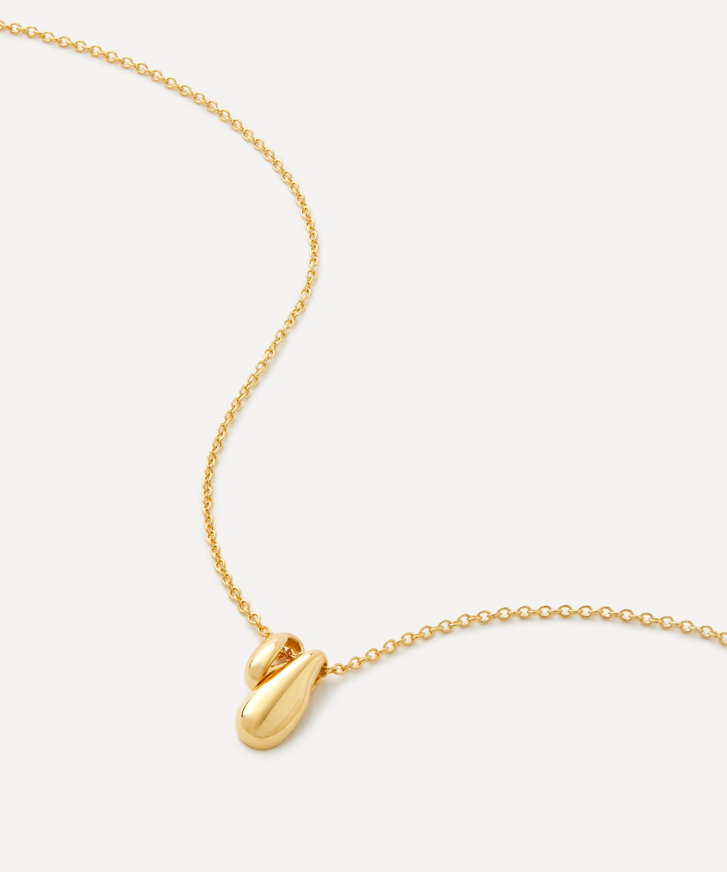 PDPAOLA - 18ct Gold-Plated Sugar Pendant Necklace