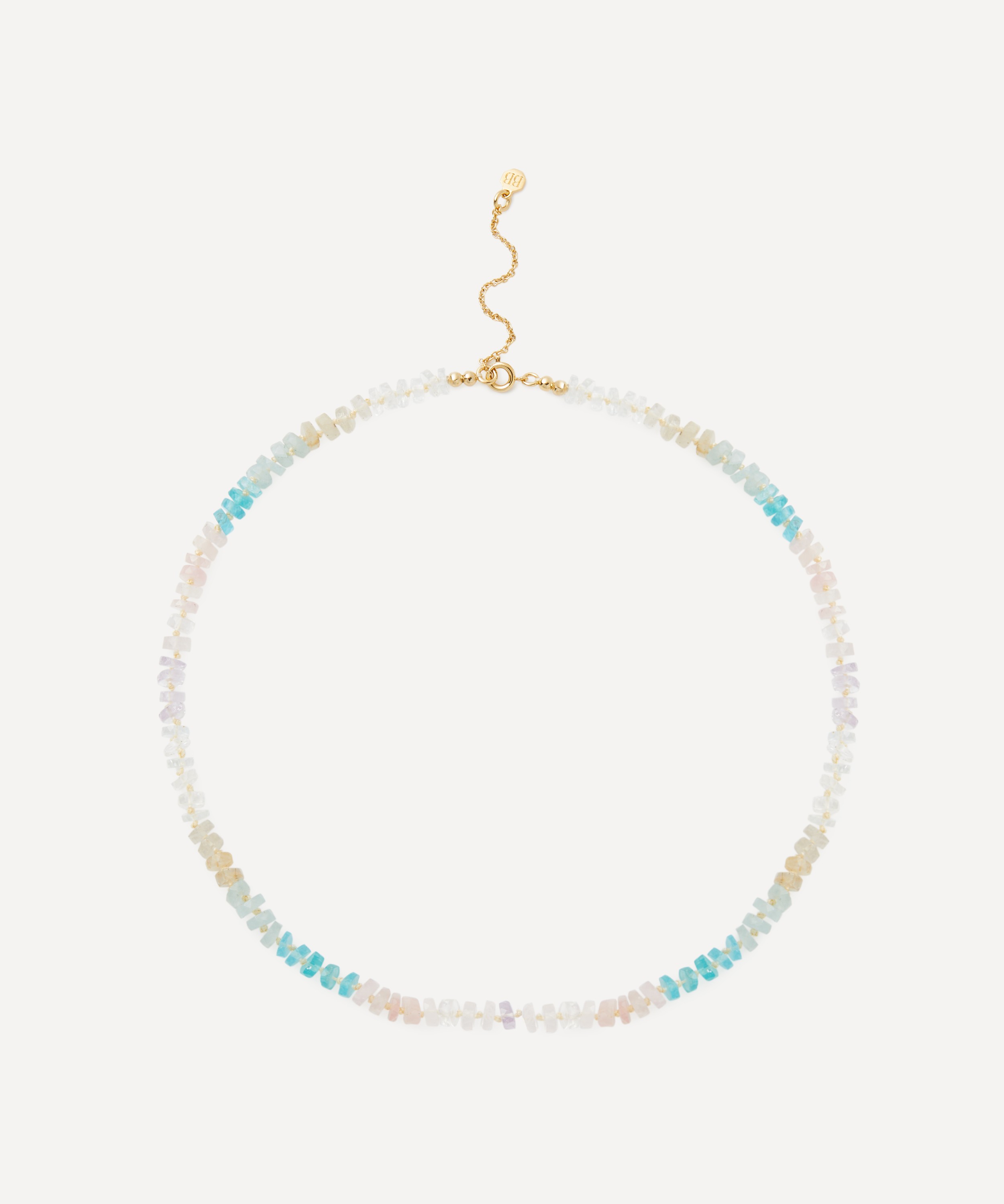 Bon Bon Jewellery Club - 14ct Gold-Plated Vermeil Silver Harbour Island Bead Necklace image number 0