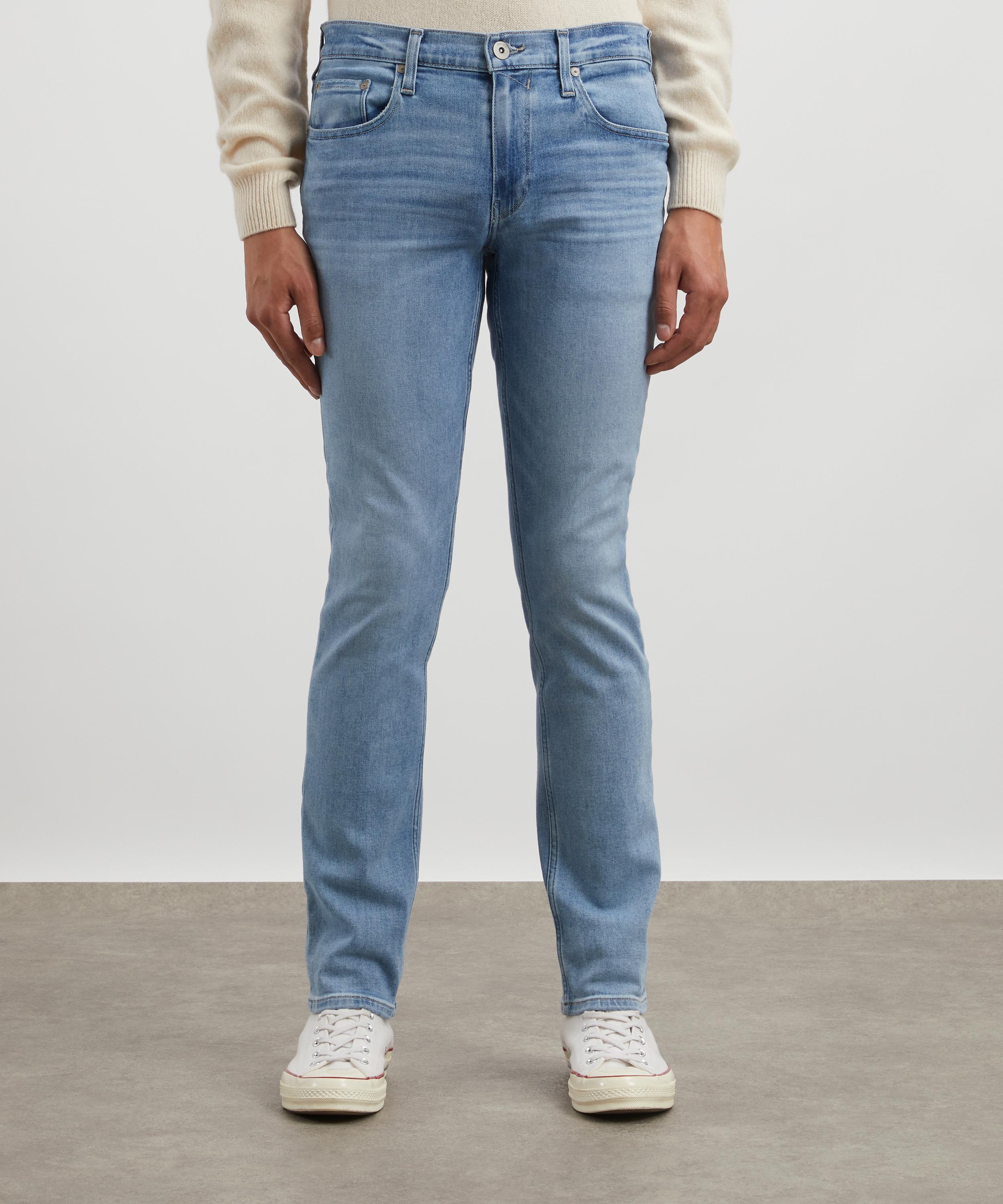 Paige - Lennox Slim-Fit Straight-Leg Jeans in Braylon image number 2