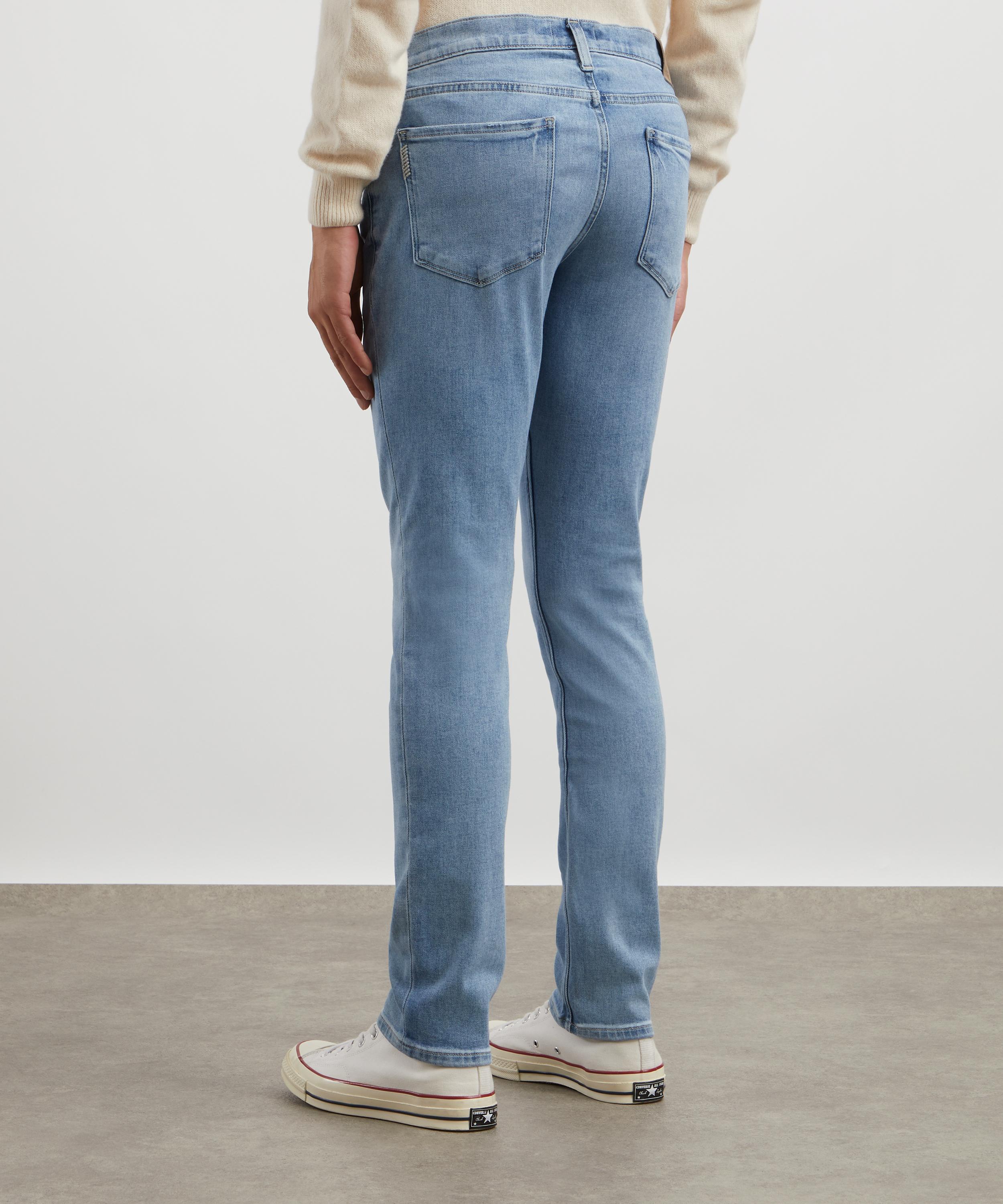 Paige - Lennox Slim-Fit Straight-Leg Jeans in Braylon image number 3