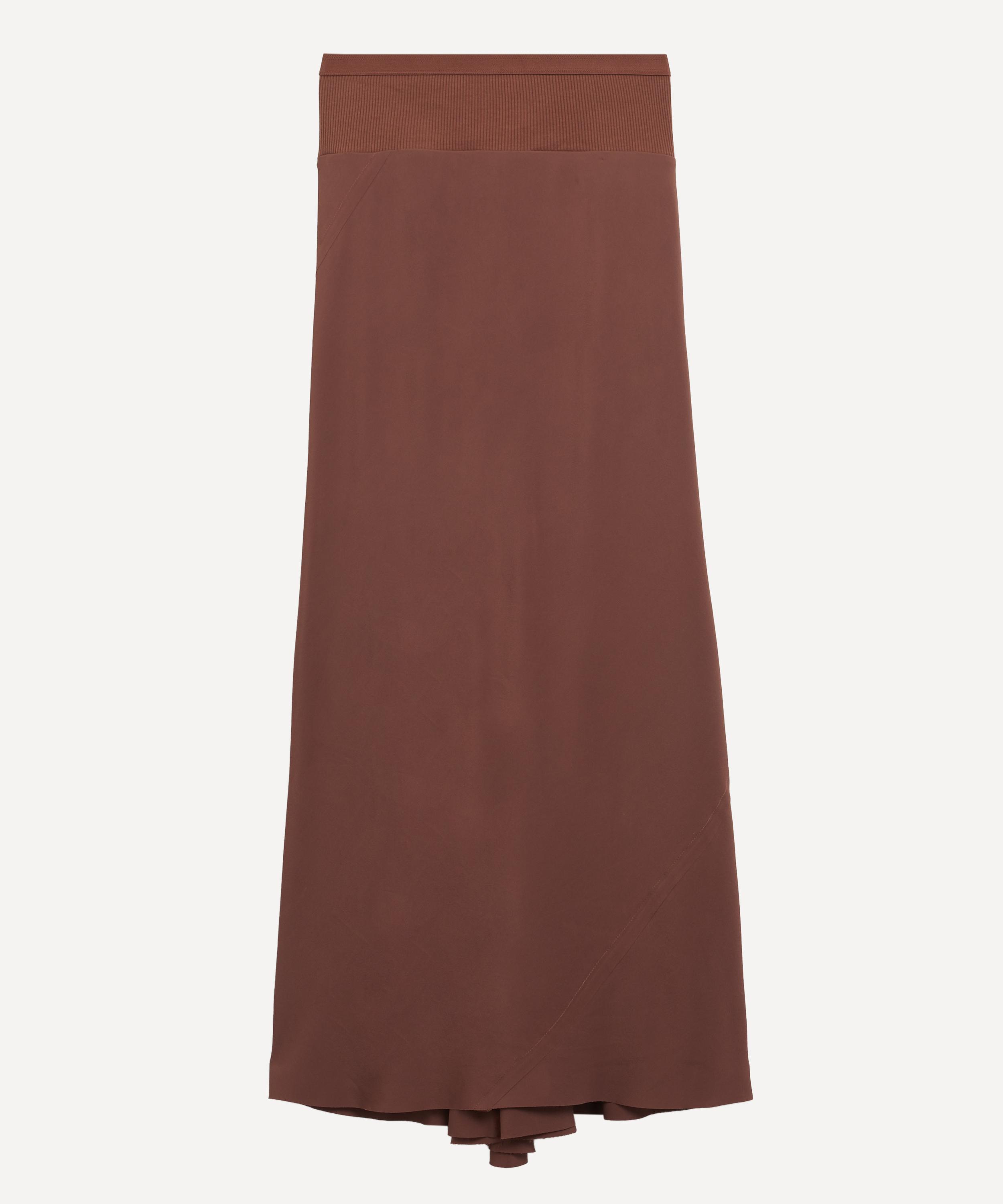 【関税＆送料込み】Rick Owens Bias Knee Skirt Black Porterville Knee Bias Midi Skirt by Rick Owens on Sale