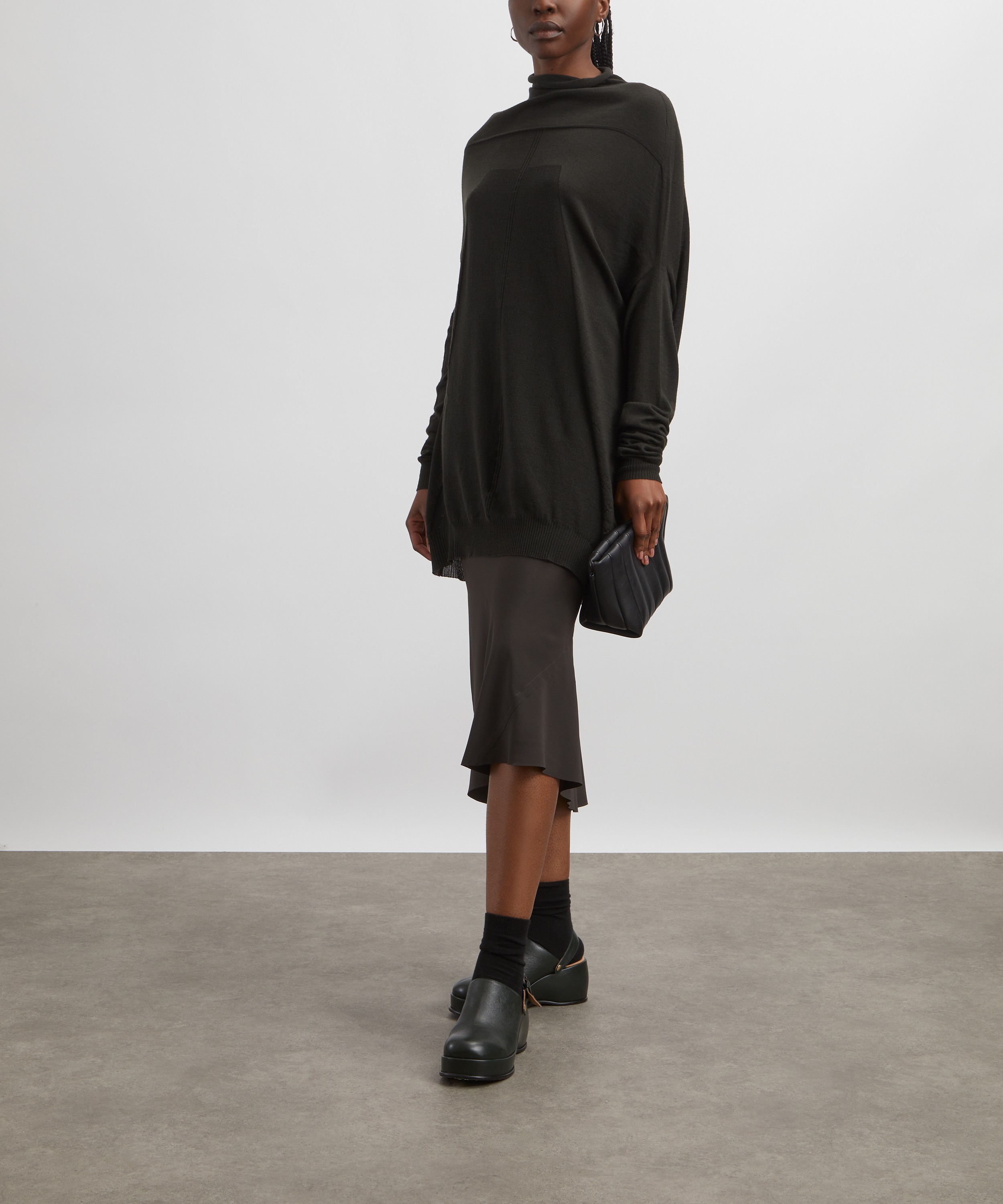 Rick Owens - Oversized Crater Cashmere Jumper image number 1