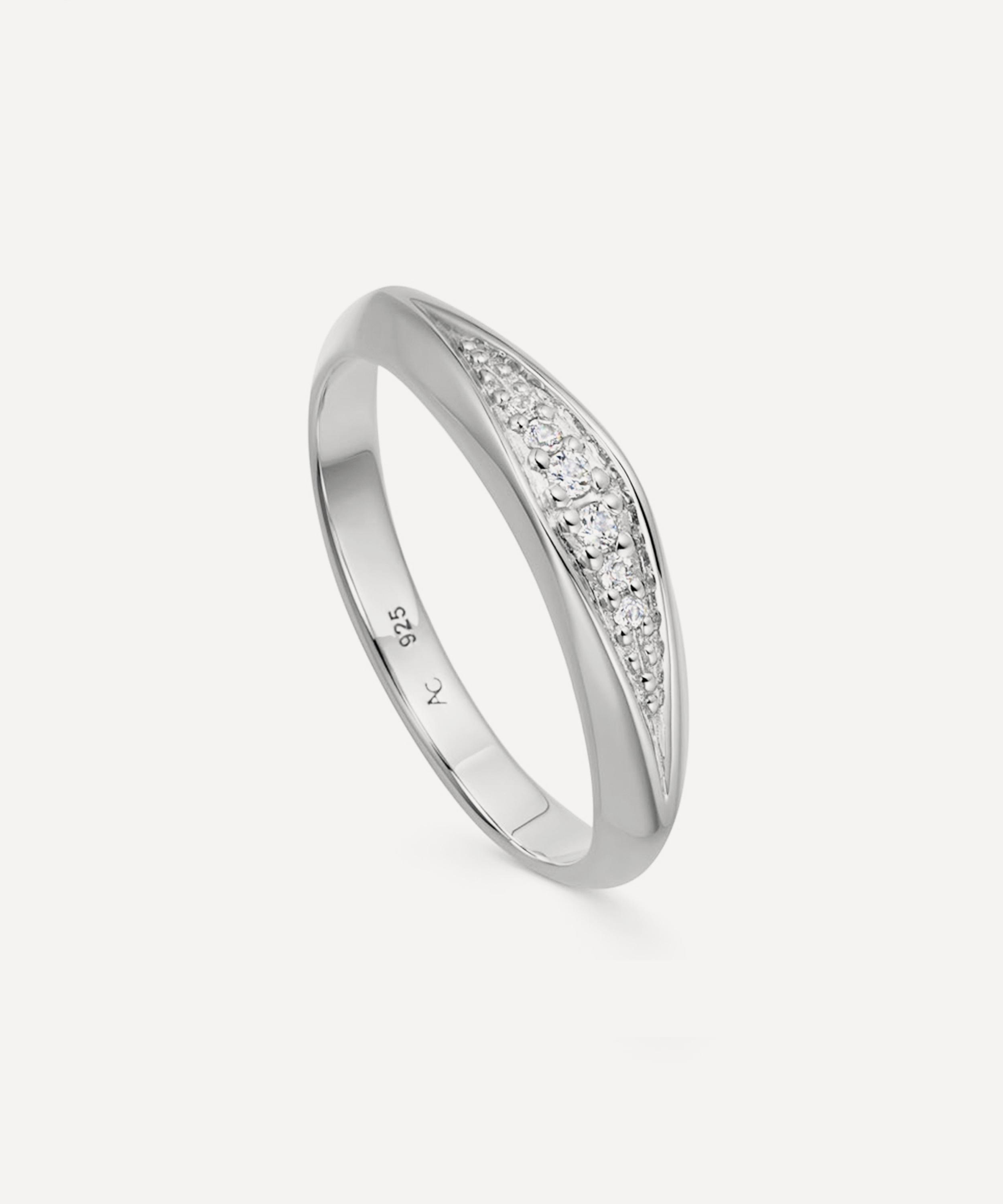 Astley Clarke - Sterling Silver Deco Shard Ring image number 0