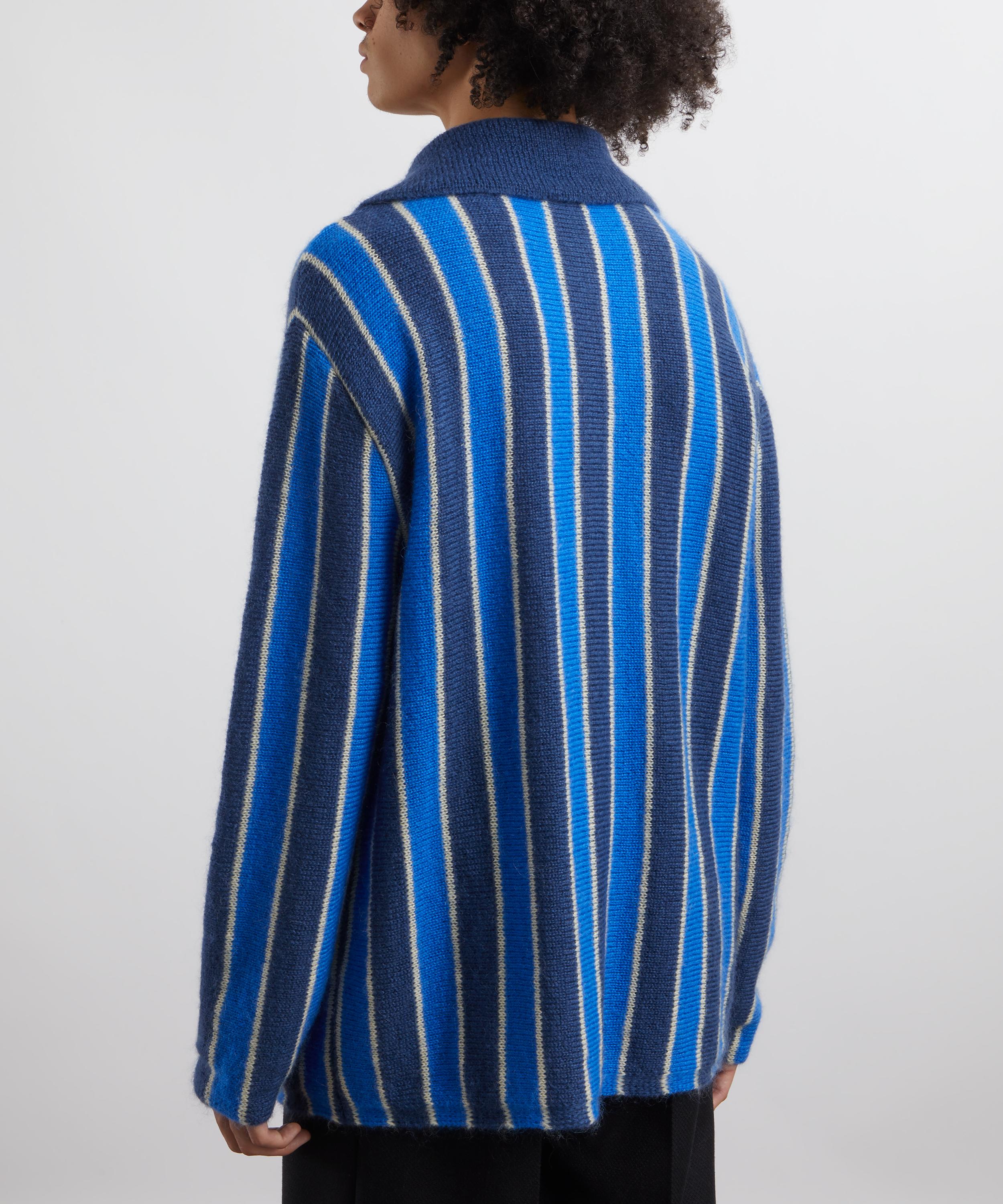 Bode - Mohair-Blend Stripe Cardigan image number 3