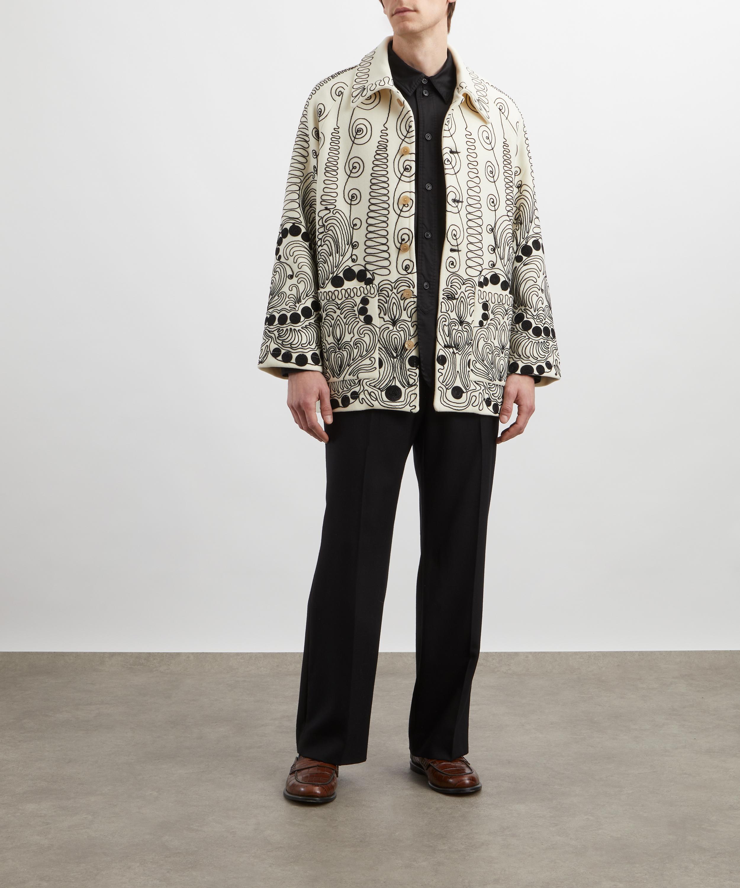 Bode - Quillwork Wool Coat image number 1