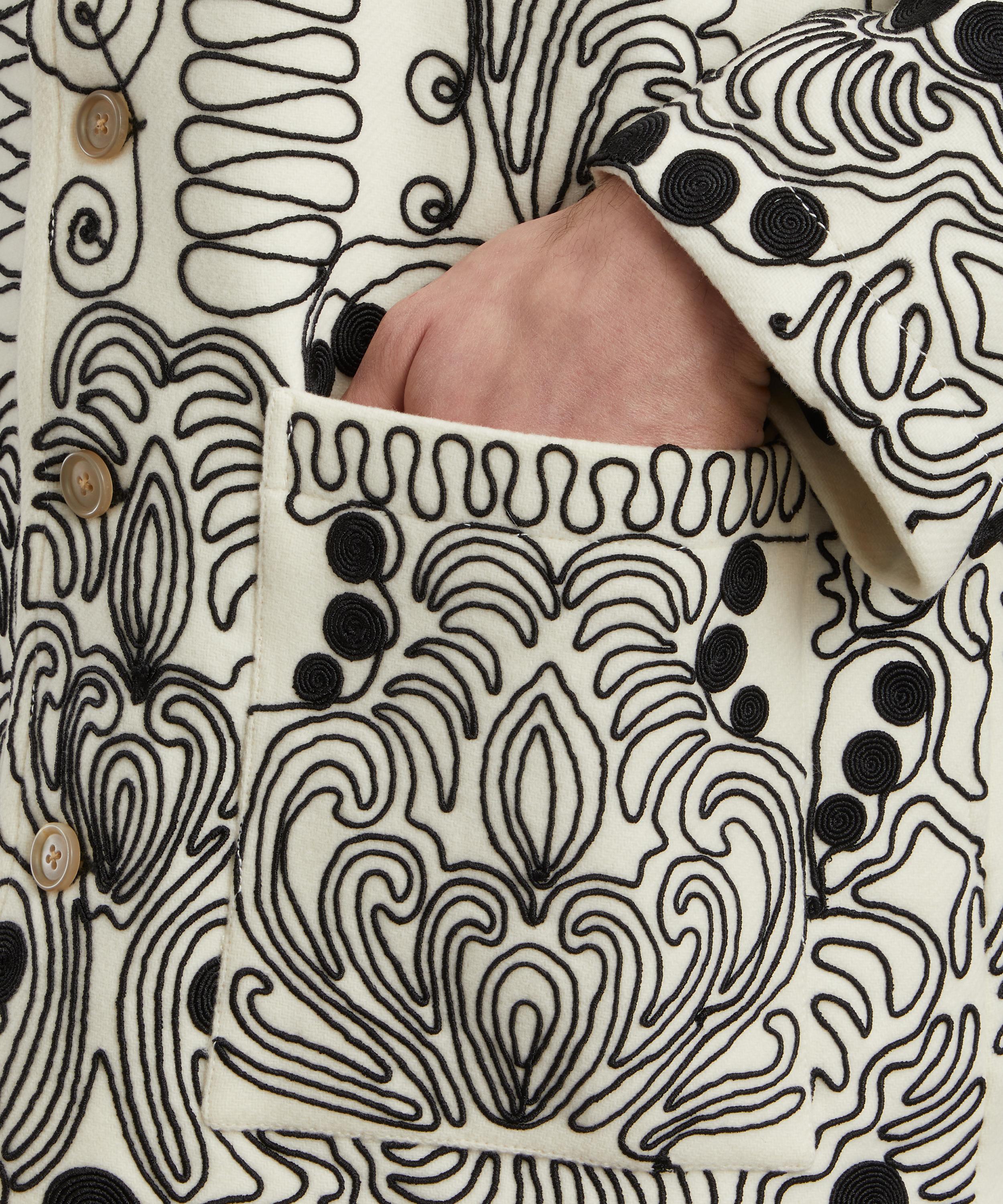 Bode - Quillwork Wool Coat image number 4