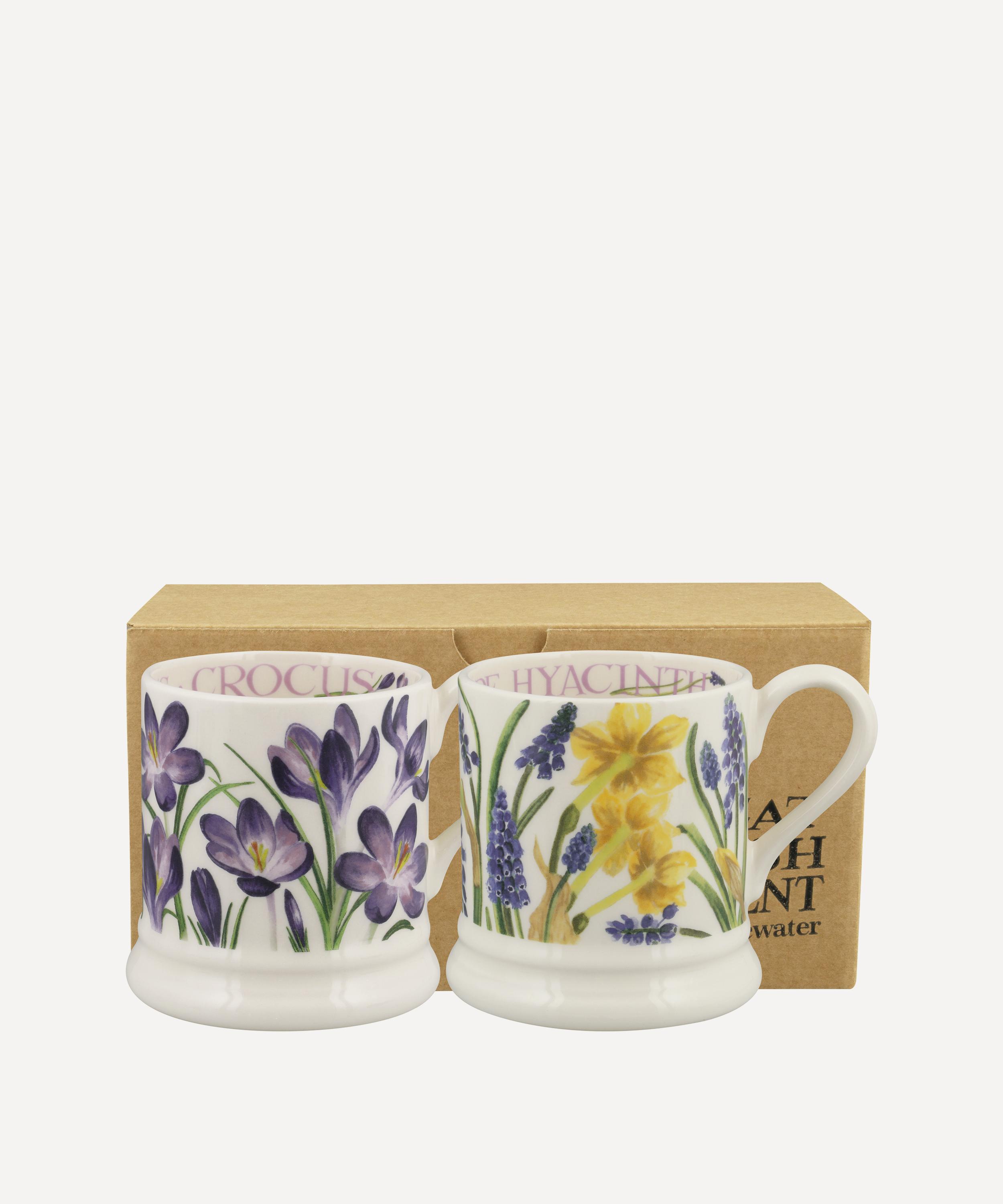 Emma Bridgewater - Crocus Tete-a-Tete and Grape Hyacinth Boxed Half-Pint Mugs