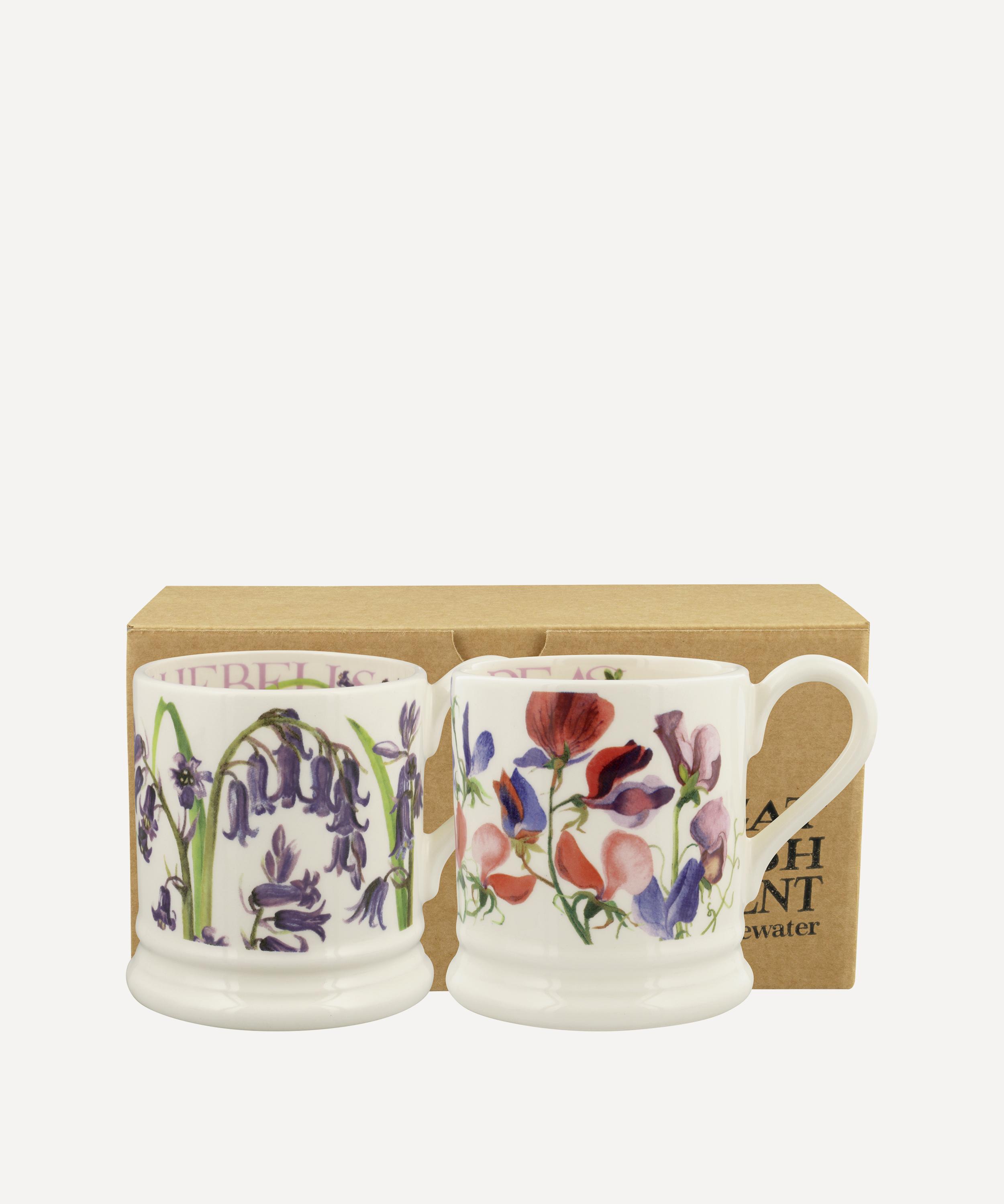 Emma Bridgewater - Bluebell and Sweet Pea Boxed Half-Pint Mugs image number 0