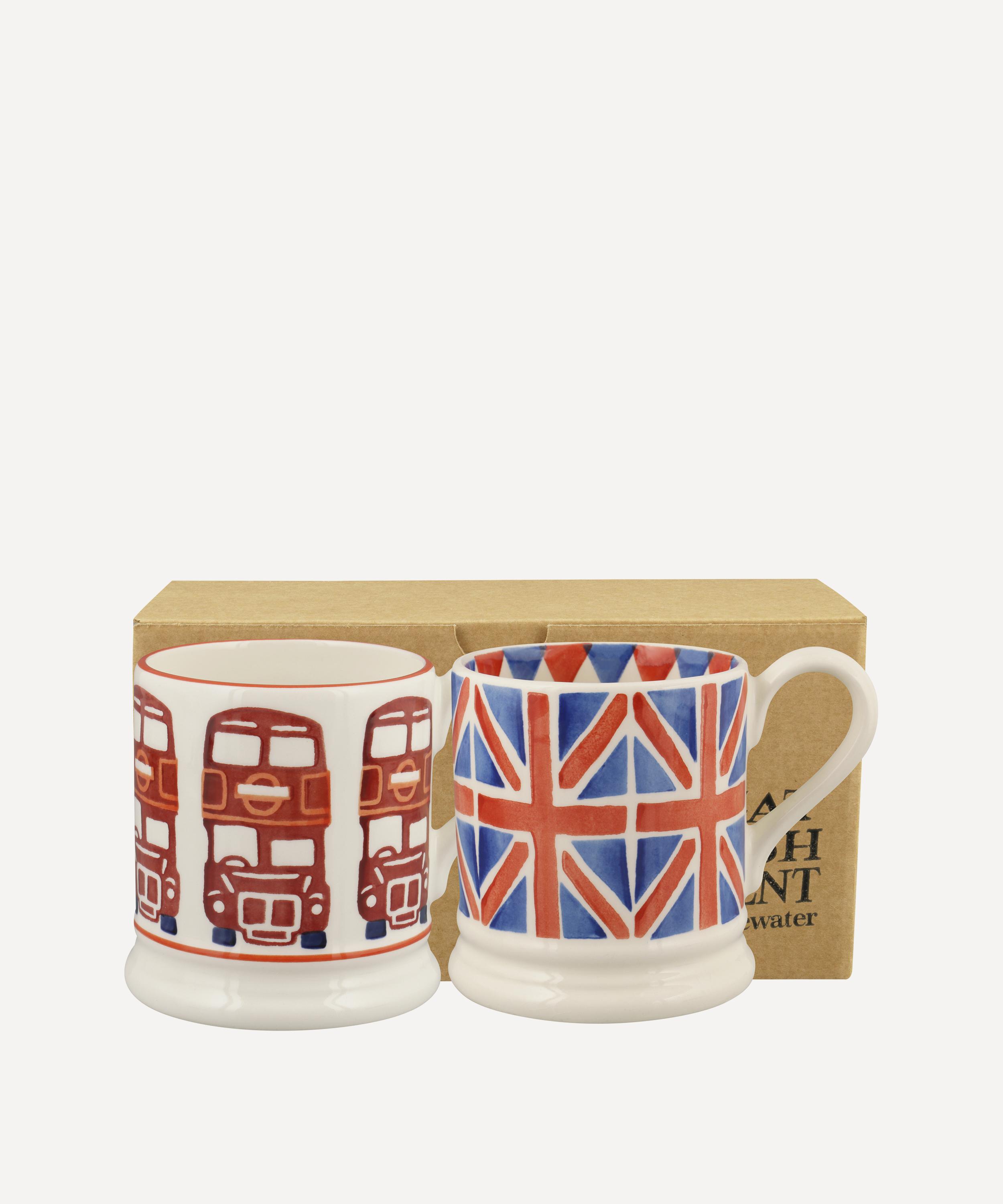 Emma Bridgewater - London Bus and Union Jack Boxed Half-Pint Mugs image number 0