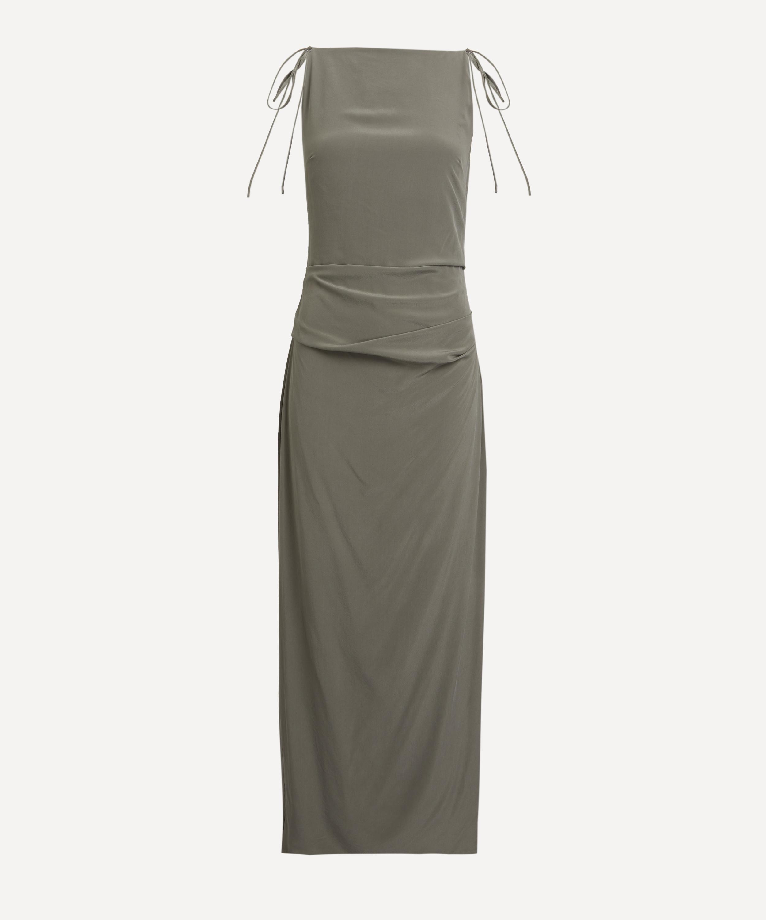 St. Agni - Silk Tuck Dress image number 0