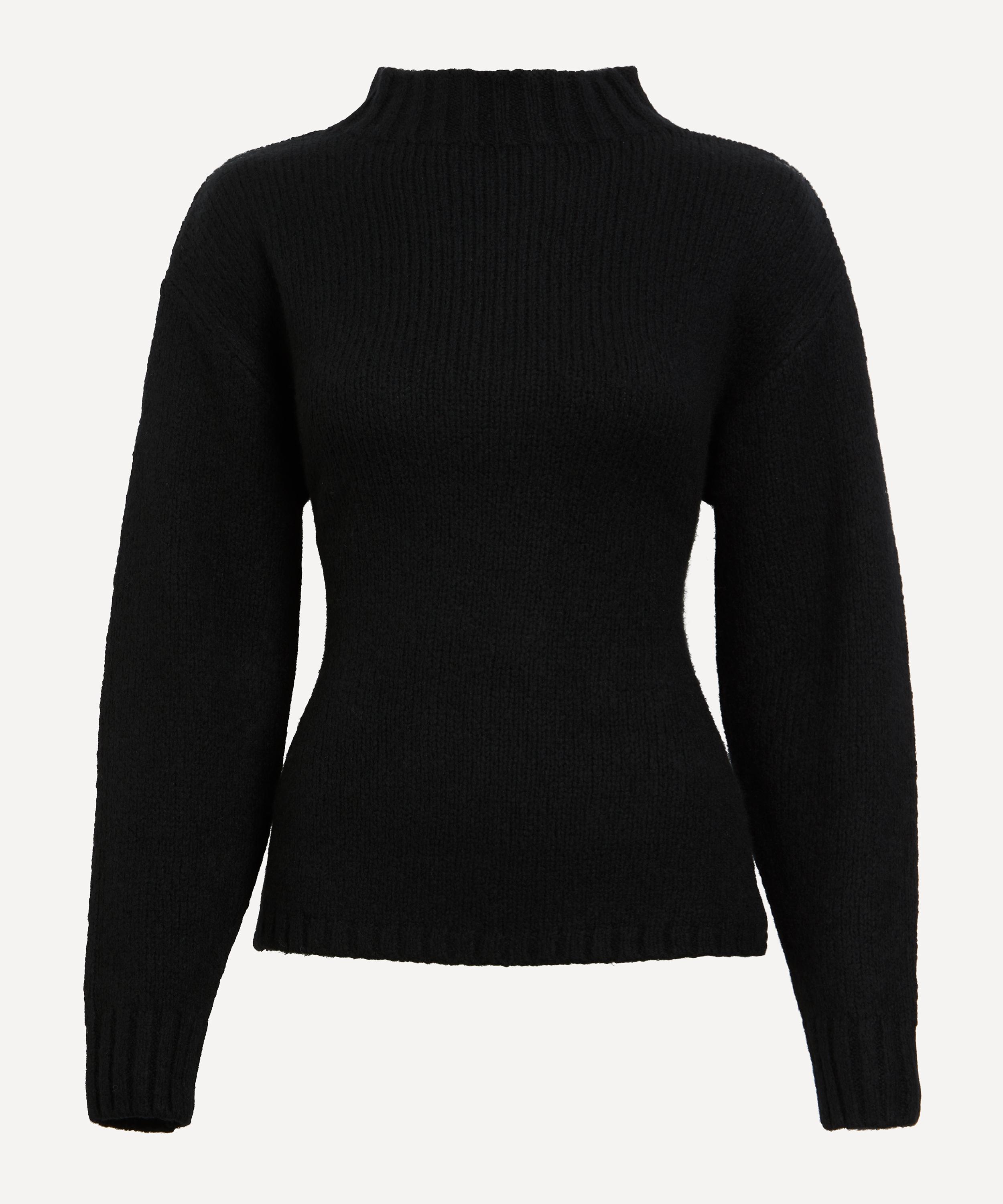St. Agni - Wool Cashmere Blend Tie Back Jumper image number 0