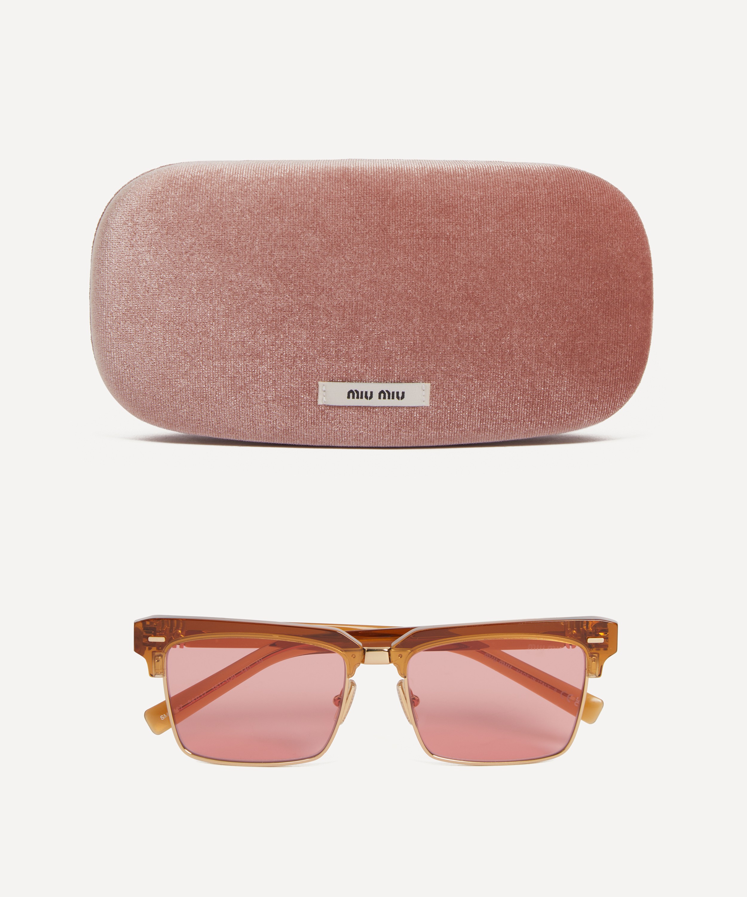 Miu Miu - Rectangle Sunglasses image number 3