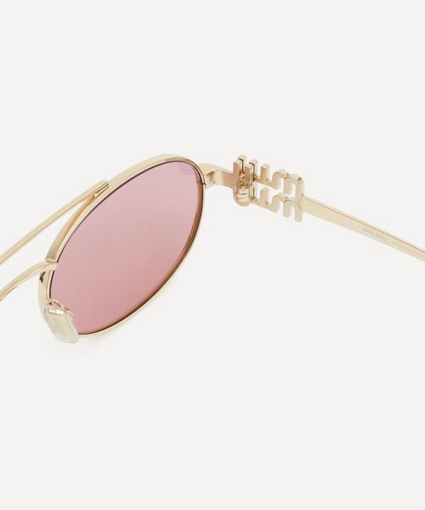 Miu Miu Oval Sunglasses | Liberty Miu Miu Oval Sunglasses | Liberty