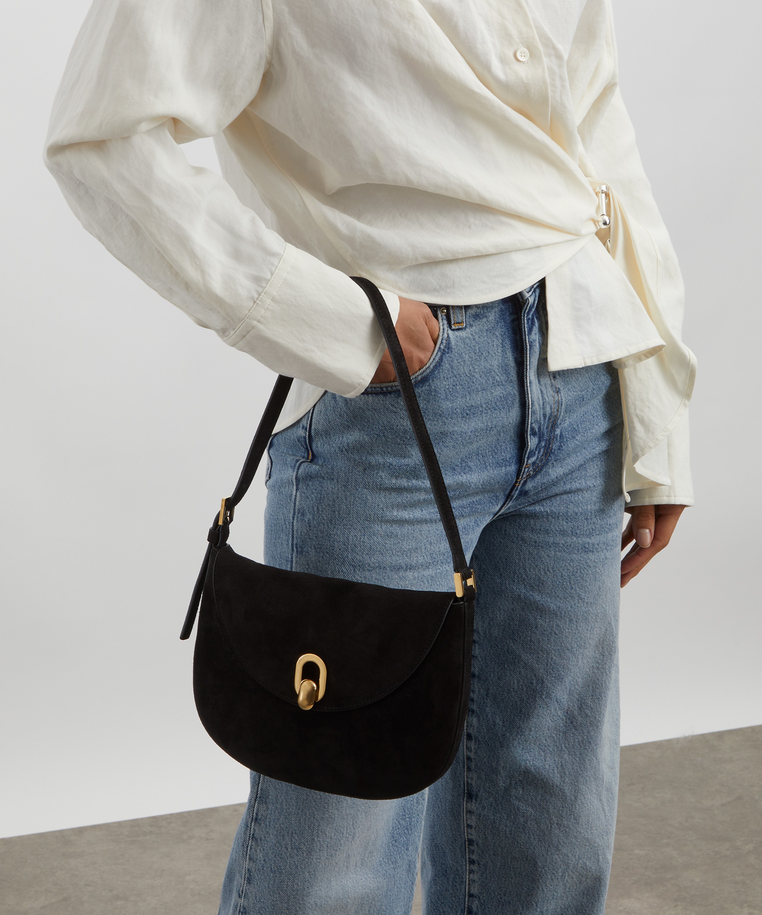 Savette - Small Tondo Hobo Shoulder Bag image number 1