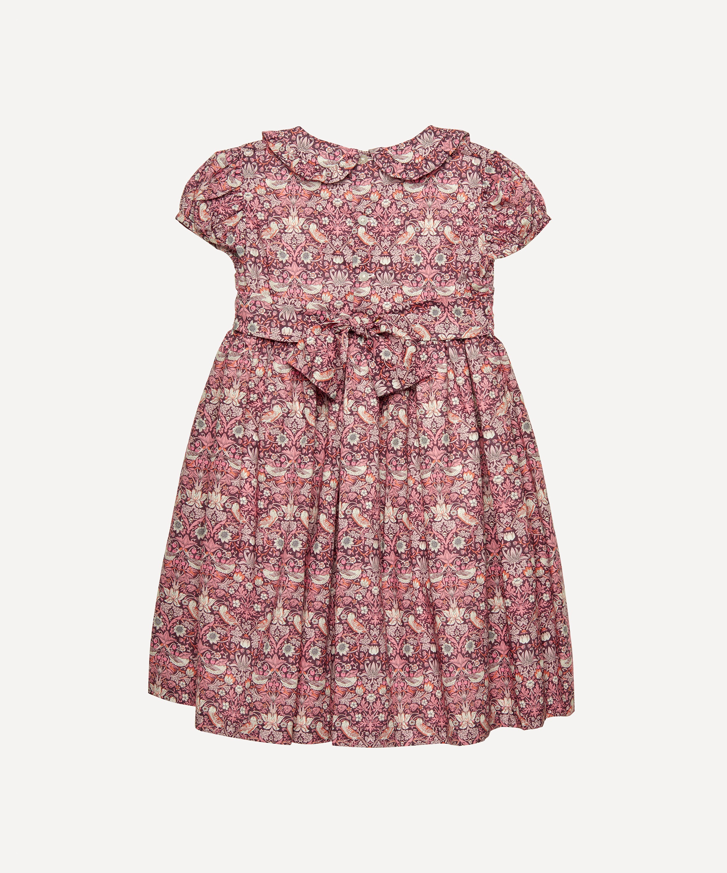 Trotters - Strawberry Thief Smocked Dress 2-5 Years image number 1