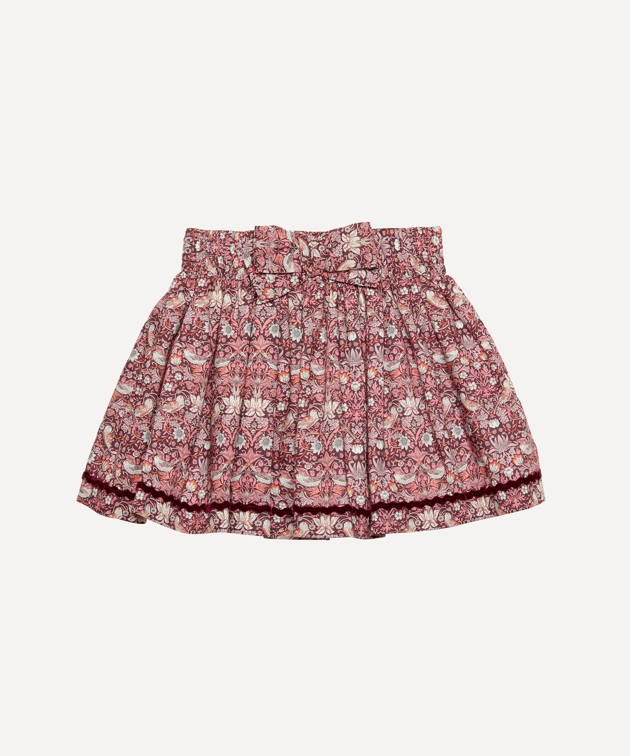 Trotters - Strawberry Thief Ric Rac Skirt 2-5 Years image number 0