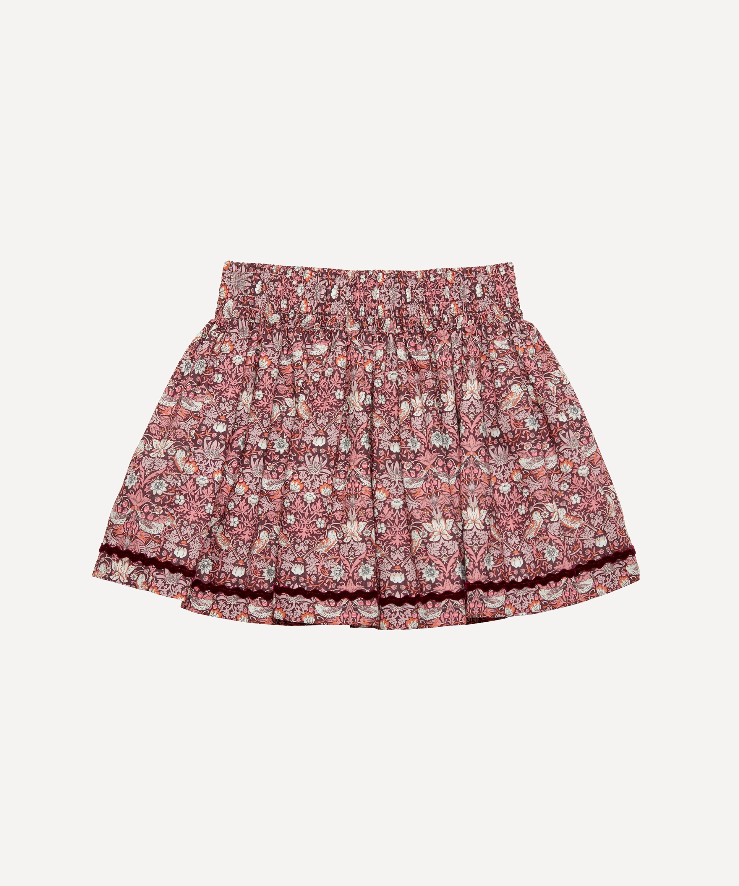 Trotters - Strawberry Thief Ric Rac Skirt 2-5 Years image number 1