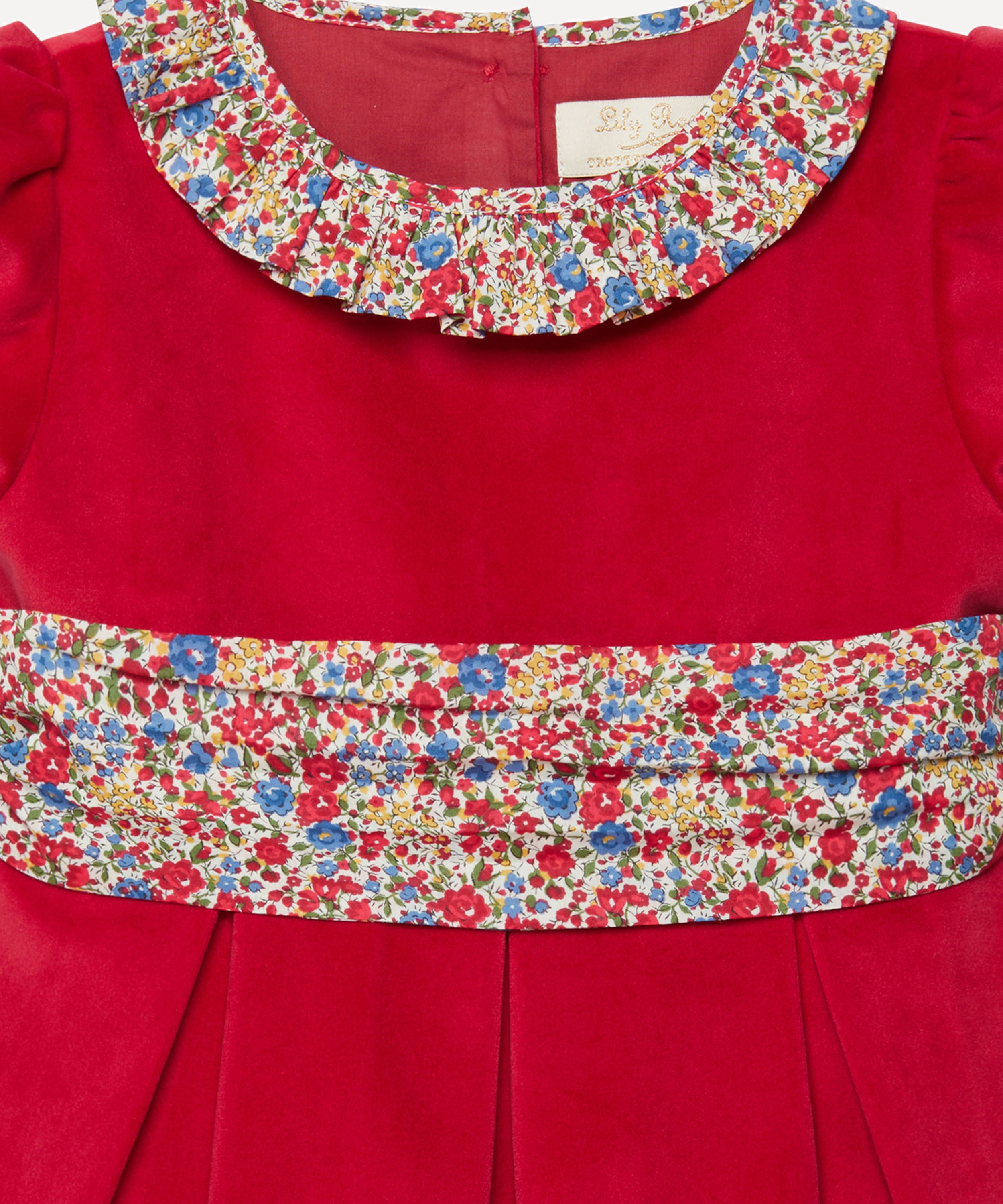 Trotters - Emma Velvet Party Dress 2-5 Years image number 2