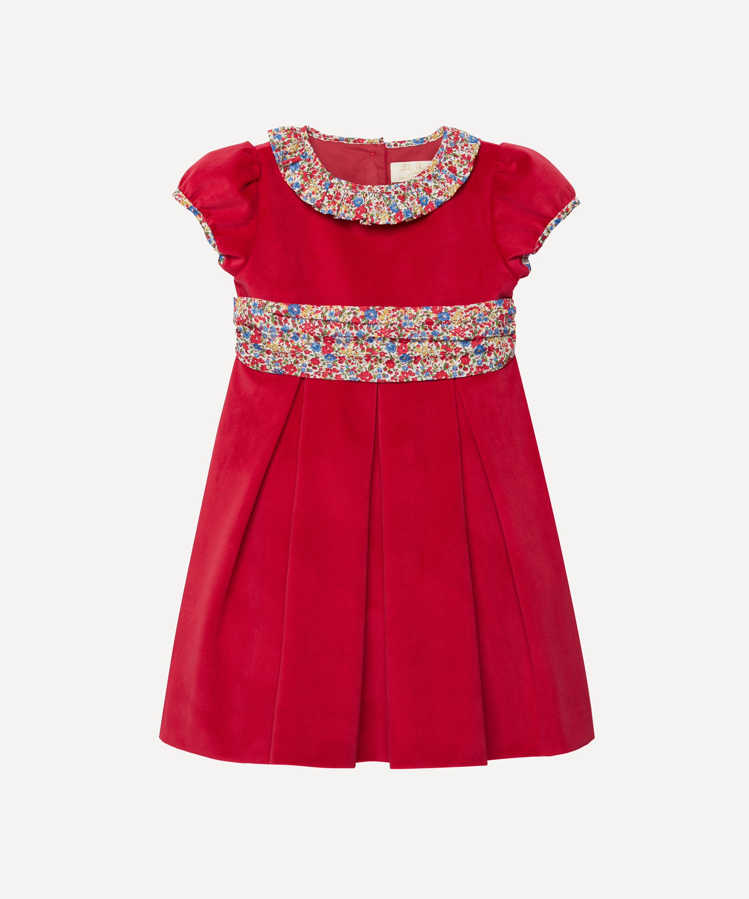 Trotters - Emma Velvet Party Dress 6-11 Years image number 0