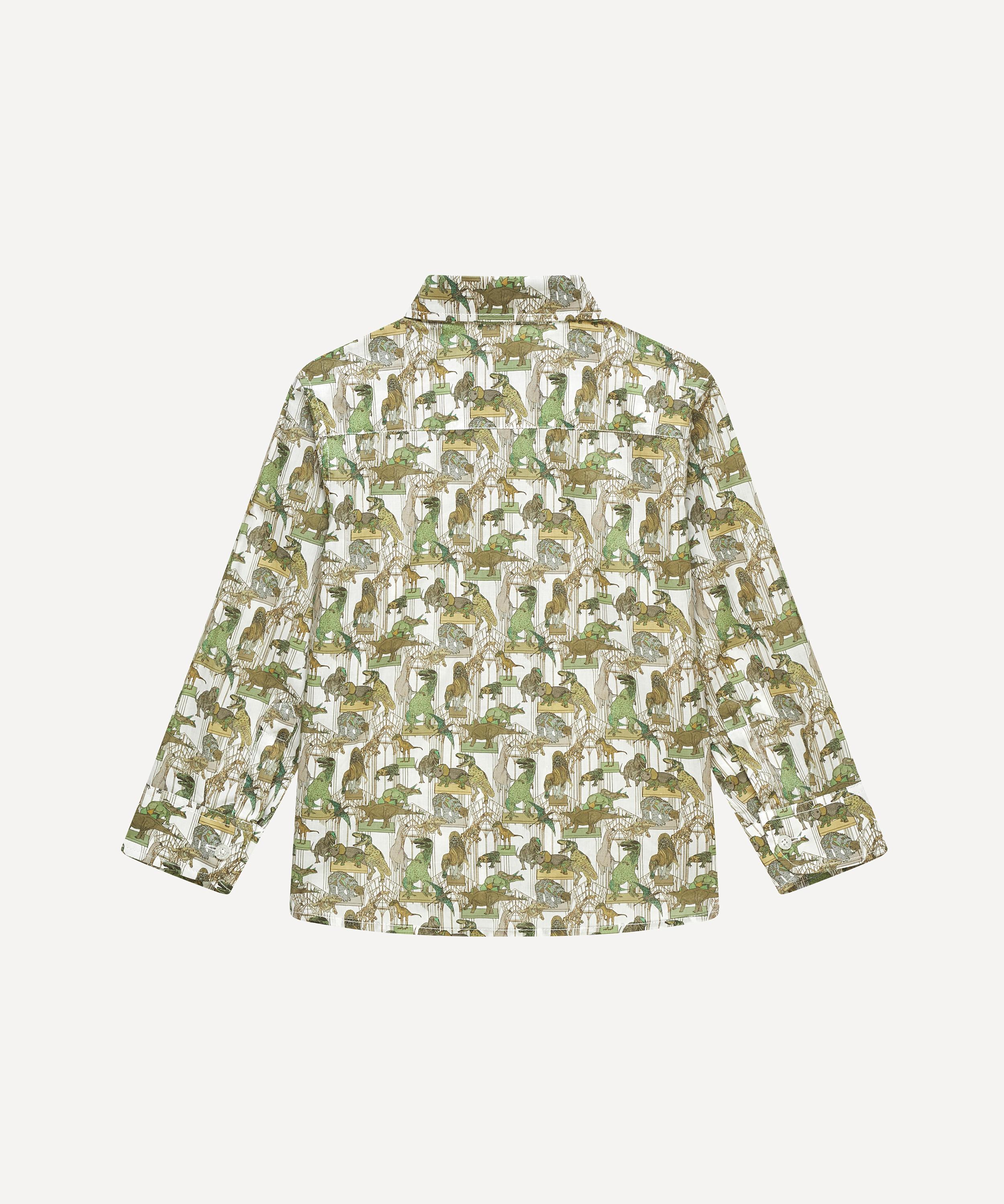 Trotters - Long Sleeved Dinosaur Shirt 6-11 Years image number 1