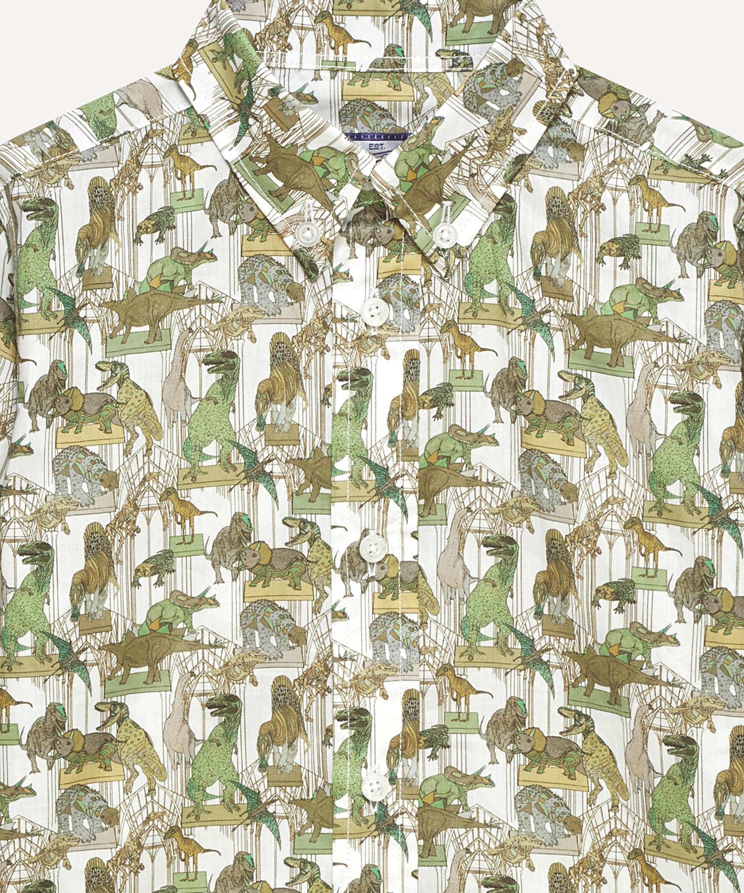 Trotters - Long Sleeved Dinosaur Shirt 6-11 Years image number 2