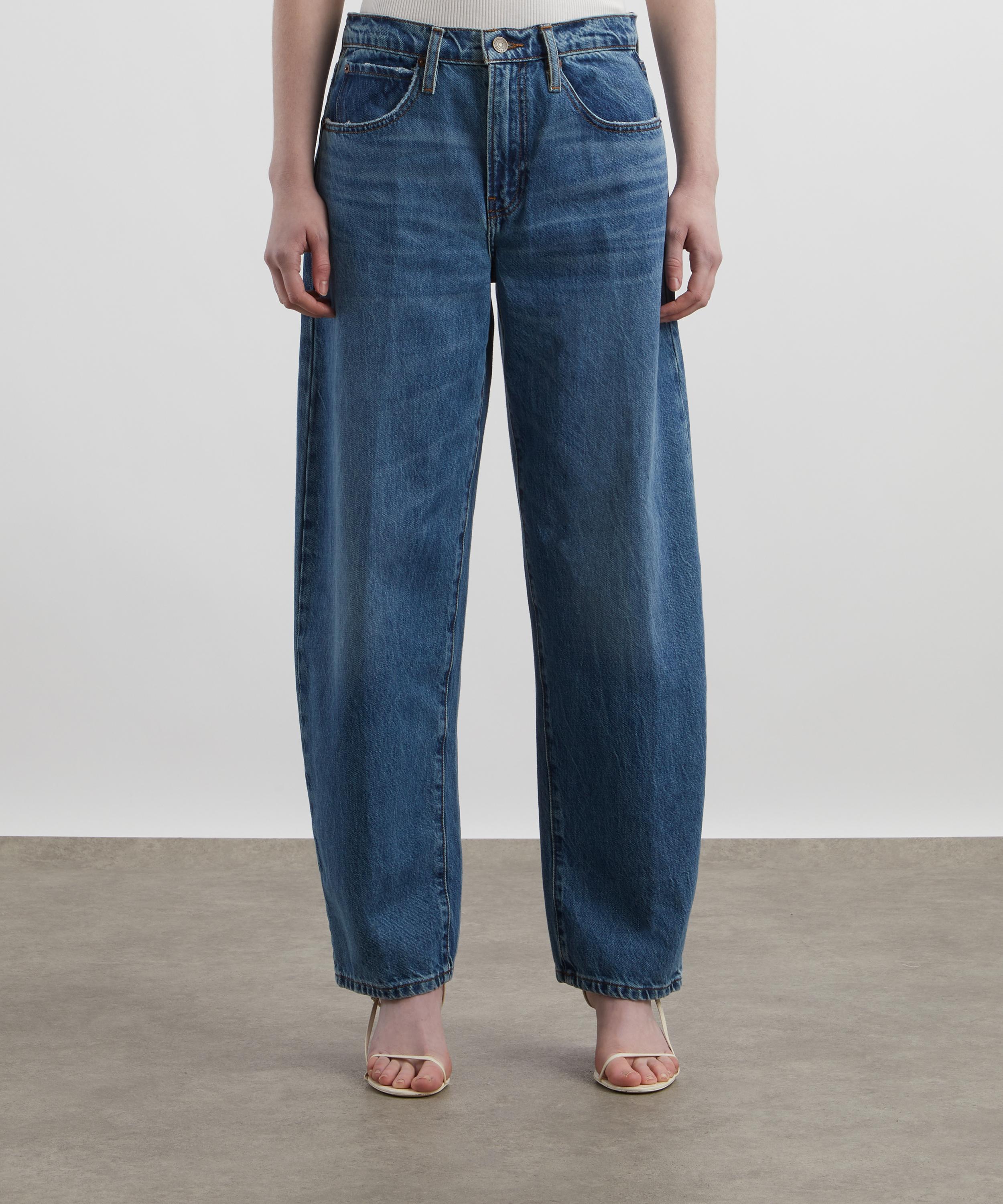 Frame - Low Slung Barrel Jeans image number 2