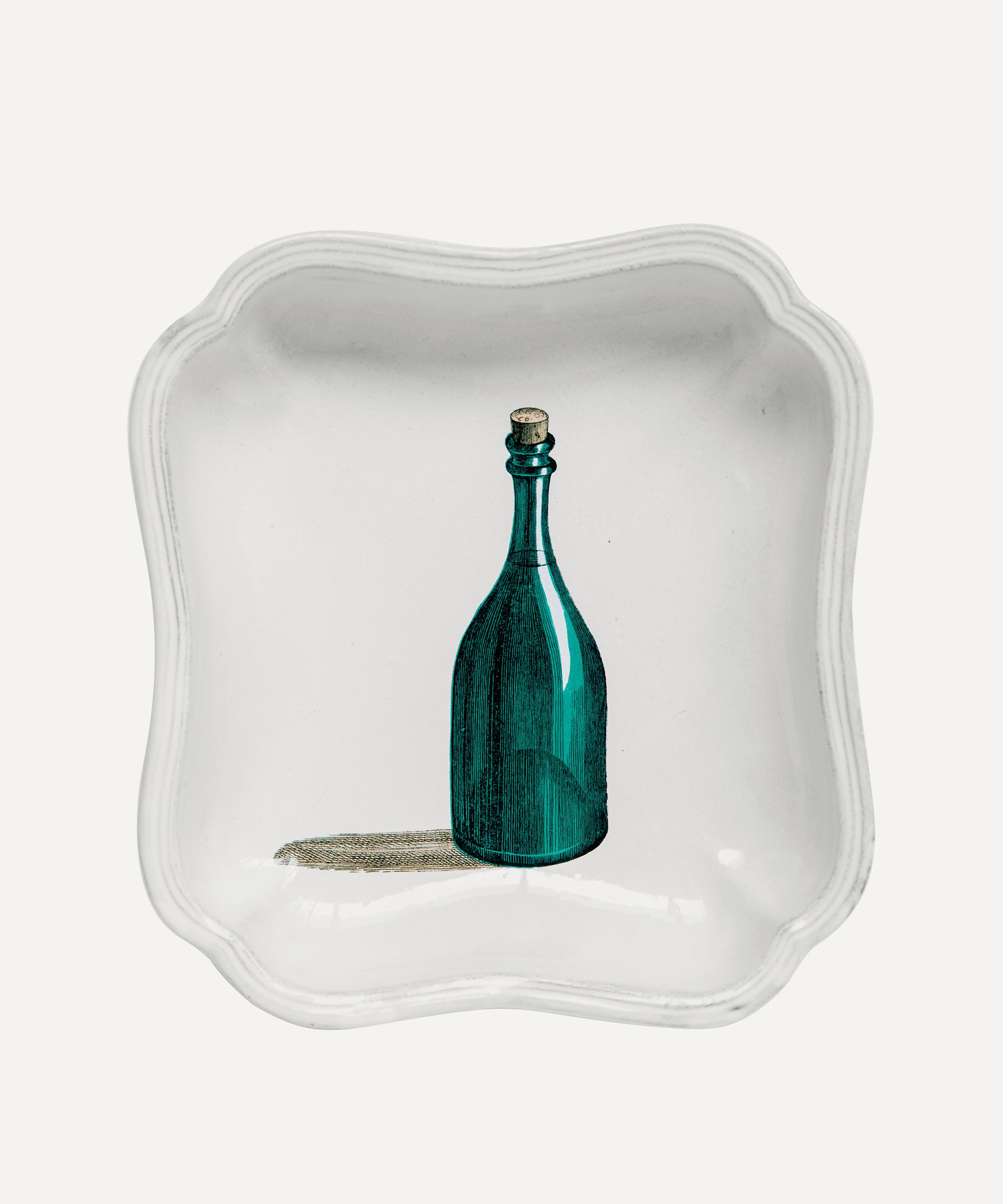 Astier de Villatte - Green Bottle Soup Plate