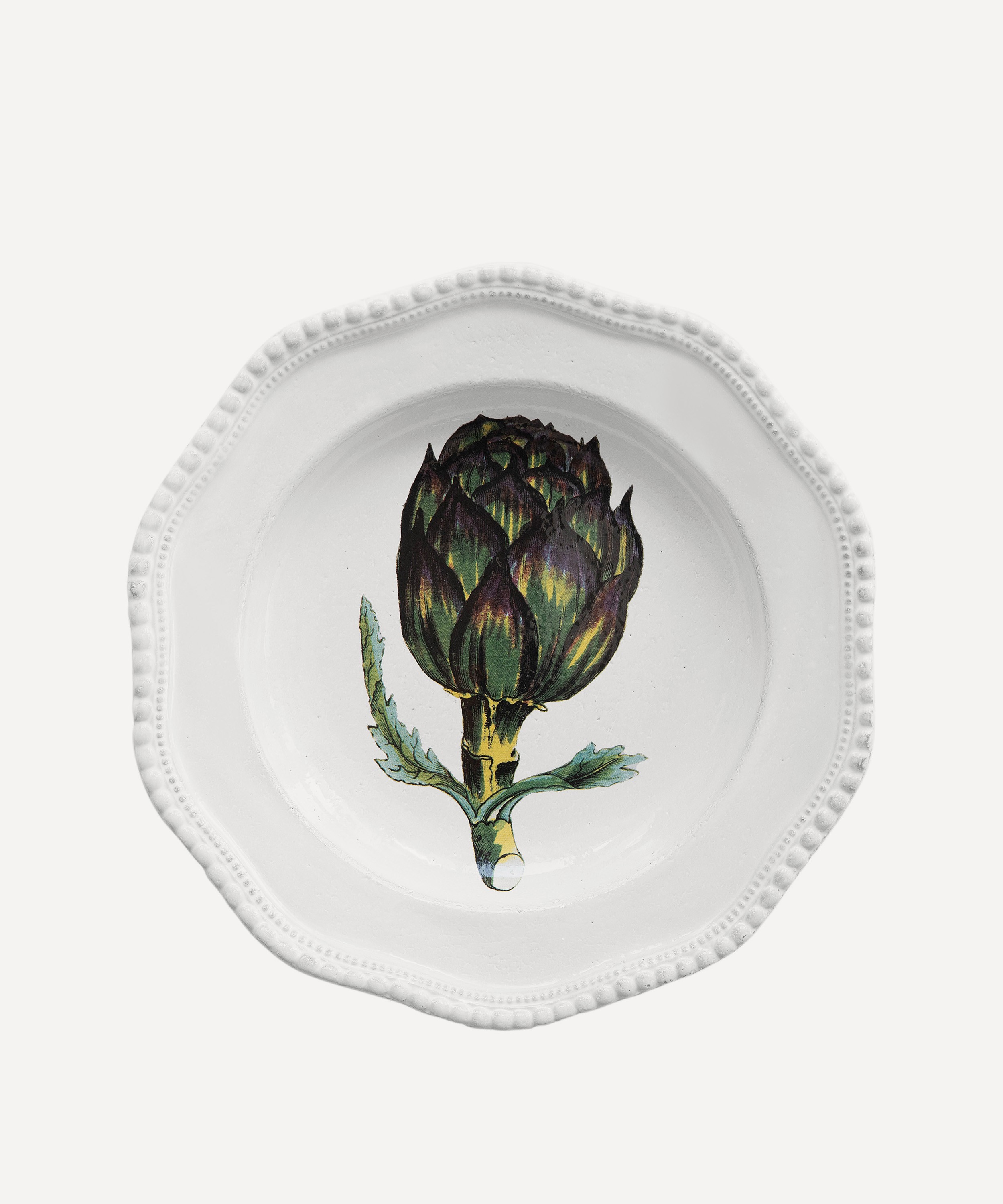 Astier de Villatte - Artichoke Soup Plate image number 0