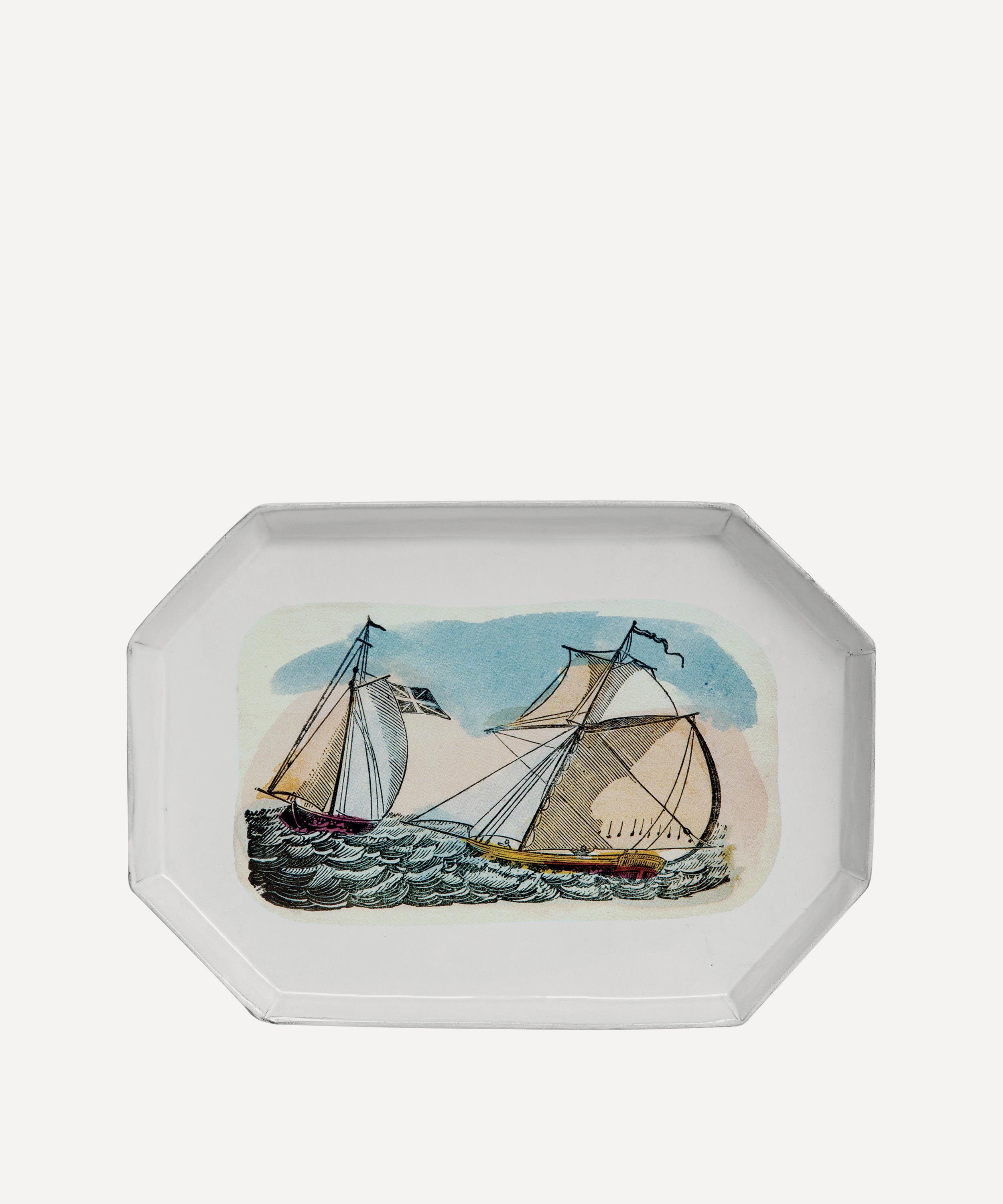 Astier de Villatte - Sailboats Platter image number 0