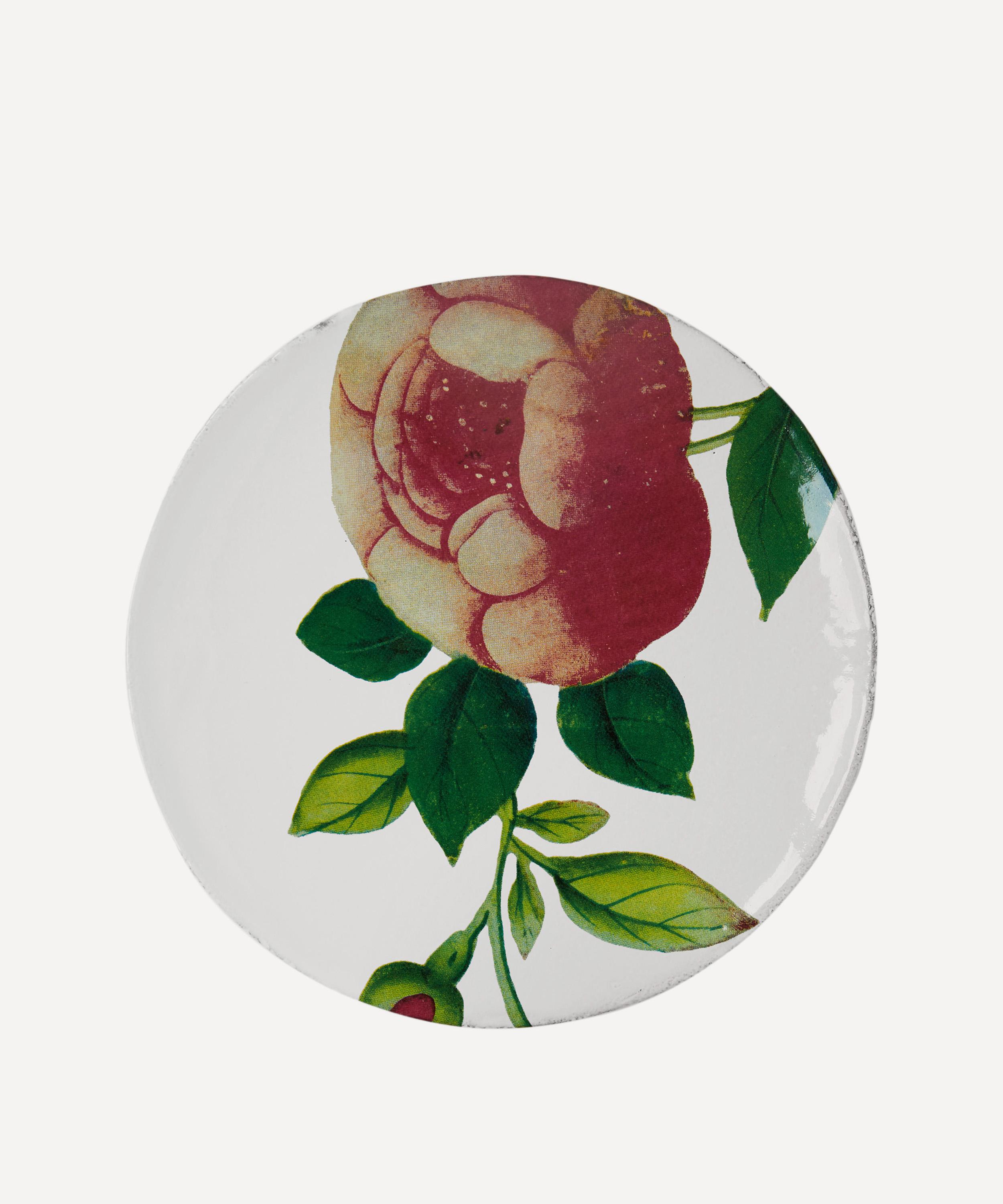 Astier de Villatte - Small Crimson Rosea Plate image number 0