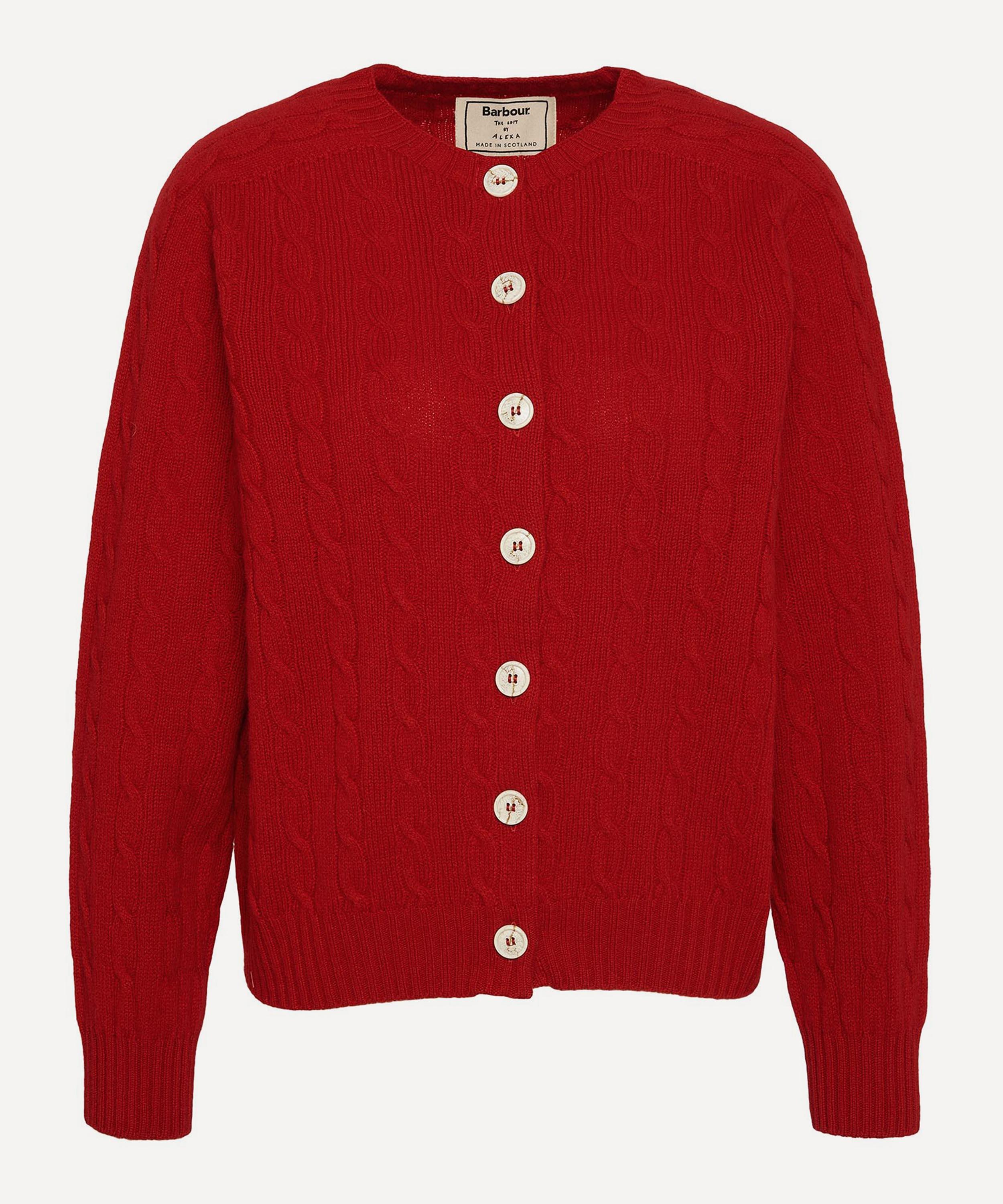 Barbour - x The Edit by Alexa Chung Gail Cable-Knit Cardigan